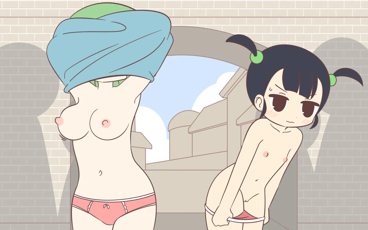 [Popeo (Marurou)] Nyuukoku Shinsa de Zenra Bildnummer 91