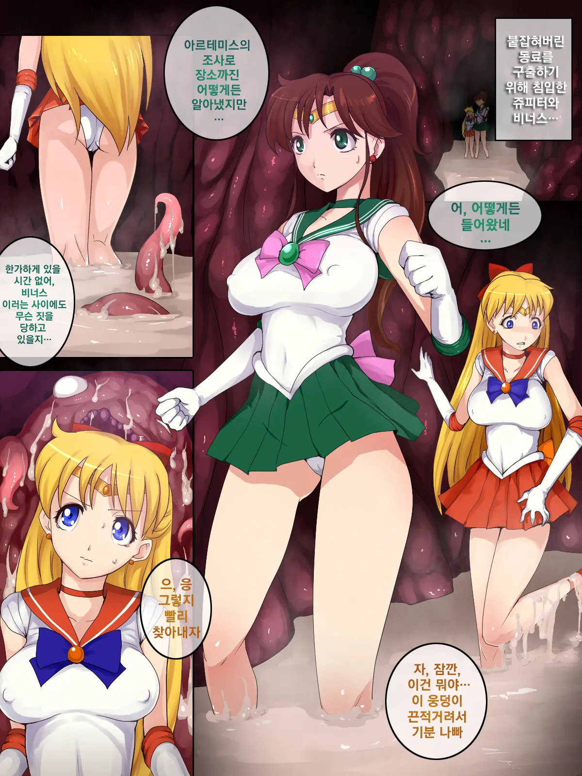 [Ecolonun (Numeko)] Sailor Senshi Ishu Kan Tettei Ryoujoku 2 | Sailor Scouts Tentacle Gang R*pe 2 (Sailor Moon) [Korean] 图片编号 2