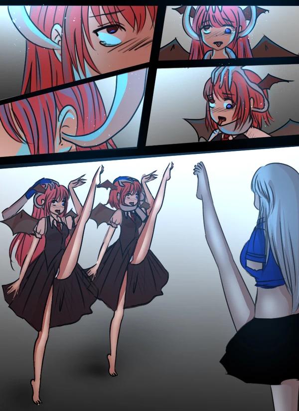 《附身是个什么玩意？》 附身长发小恶魔 短发小恶魔 红美玲 изображение № 5