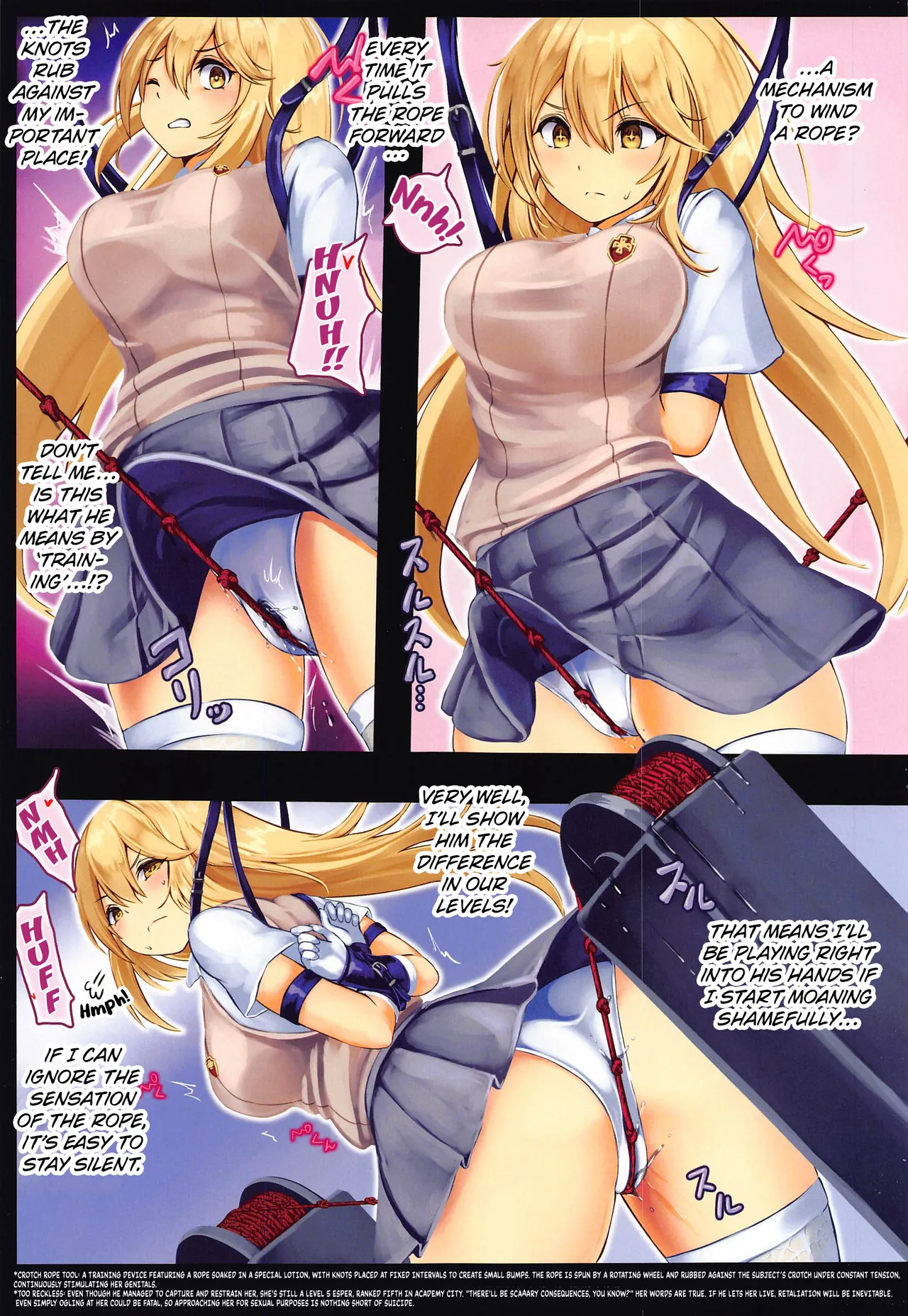 (C99) [Monaka Udon (Monikano)] Chounouryokusha Shokuhou Misaki Jinmon Chousho | The Interrogation Record of Shokuhou Misaki the Esper [English] [Kuraudo] 画像番号 4