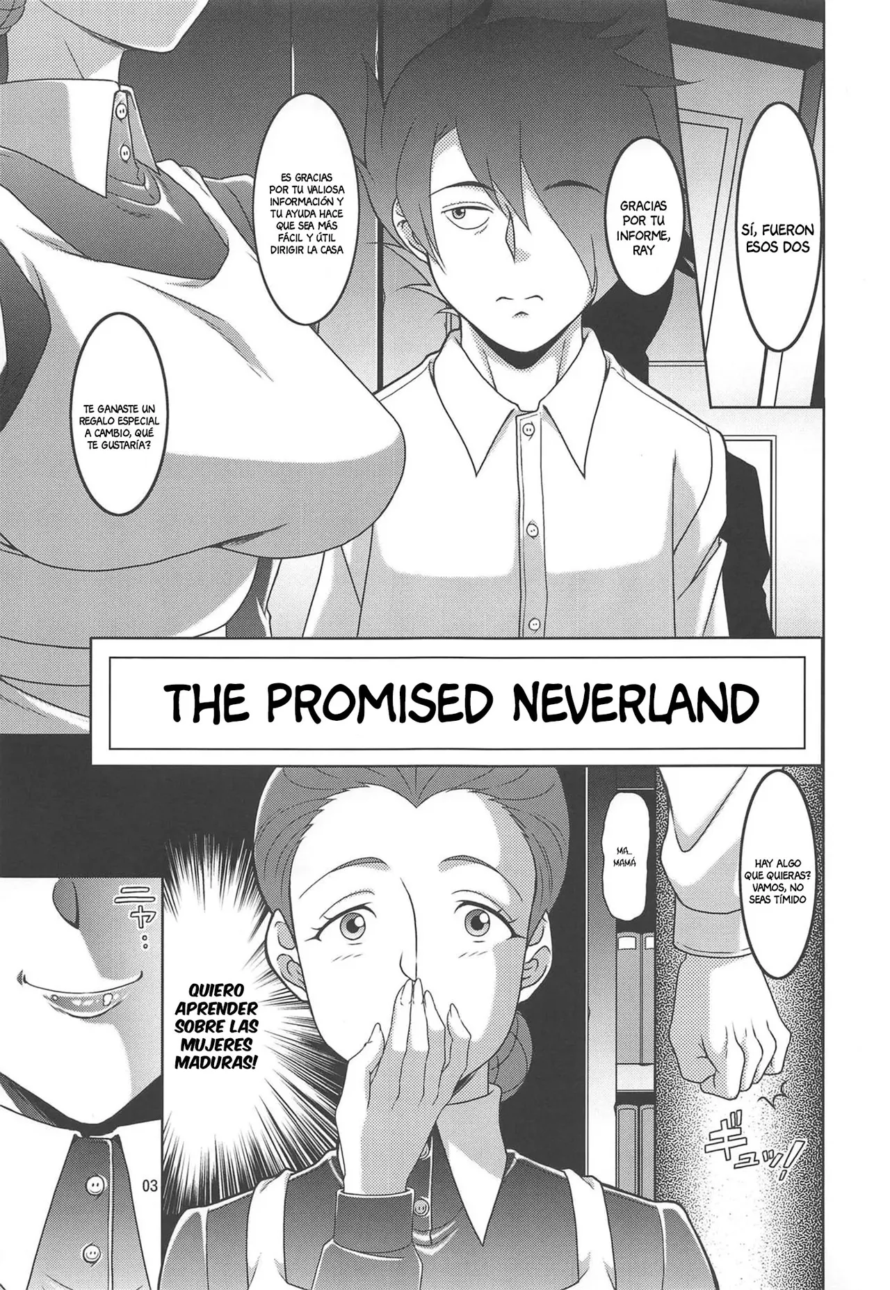 [Garakuta-ya (Neko Gohan)] Yakusoku no Nebaneba Land | La Nebulosa Tierra Prometida (Yakusoku no Neverland) [Spanish] [Anything] 图片编号 2