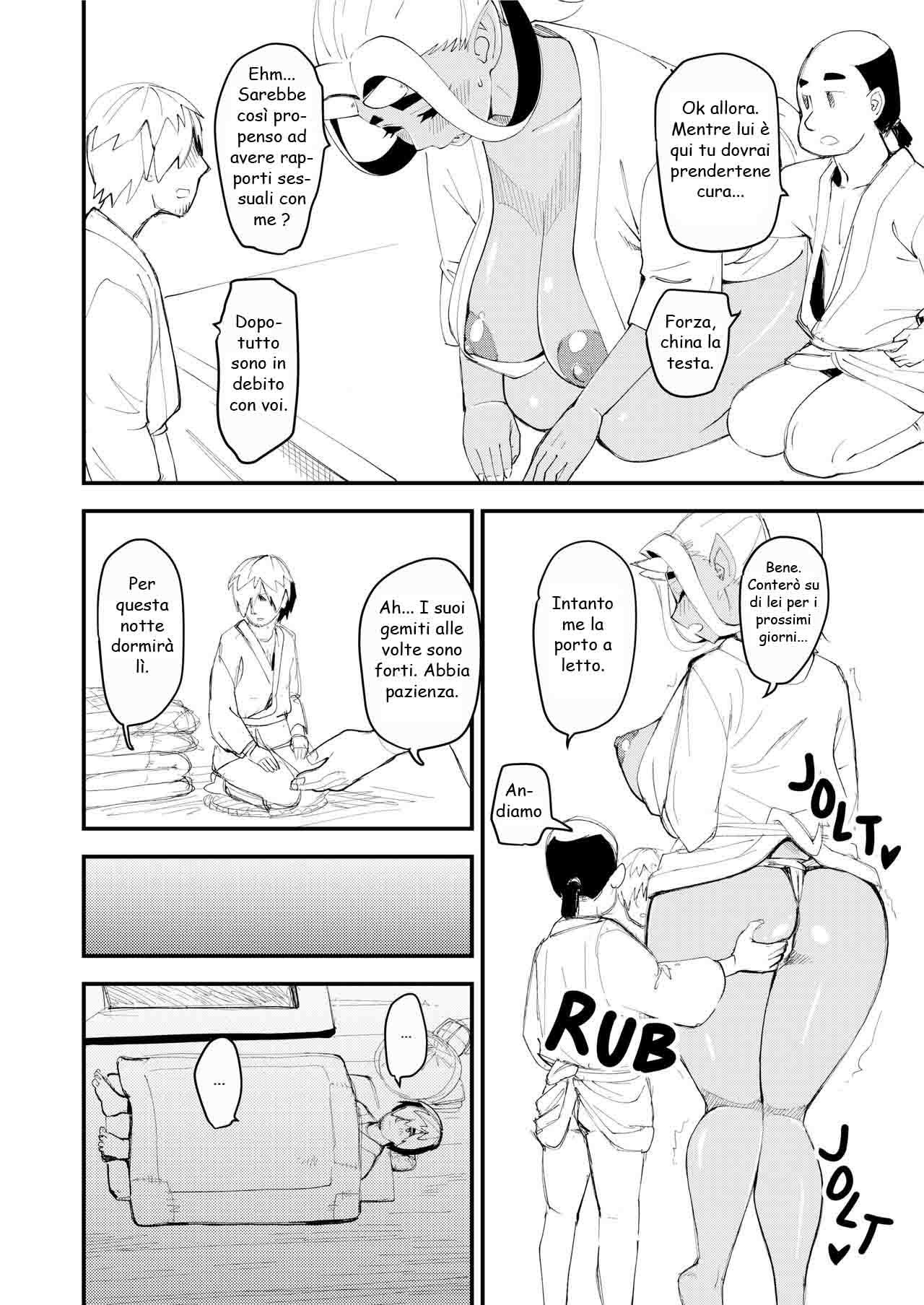 (C97) [Hi-Per Pinch (clover)] Oni Musume to Tabibito | La Ragazza Orco e Il Viaggiatore [Italian] 图片编号 5