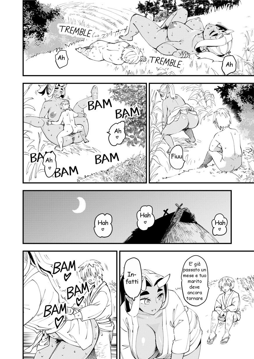 (C97) [Hi-Per Pinch (clover)] Oni Musume to Tabibito | La Ragazza Orco e Il Viaggiatore [Italian] 图片编号 27