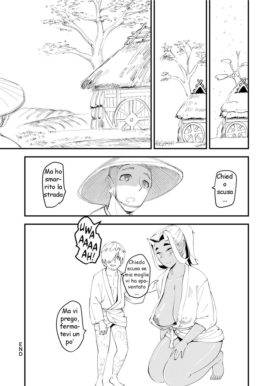 (C97) [Hi-Per Pinch (clover)] Oni Musume to Tabibito | La Ragazza Orco e Il Viaggiatore [Italian] 图片编号 28