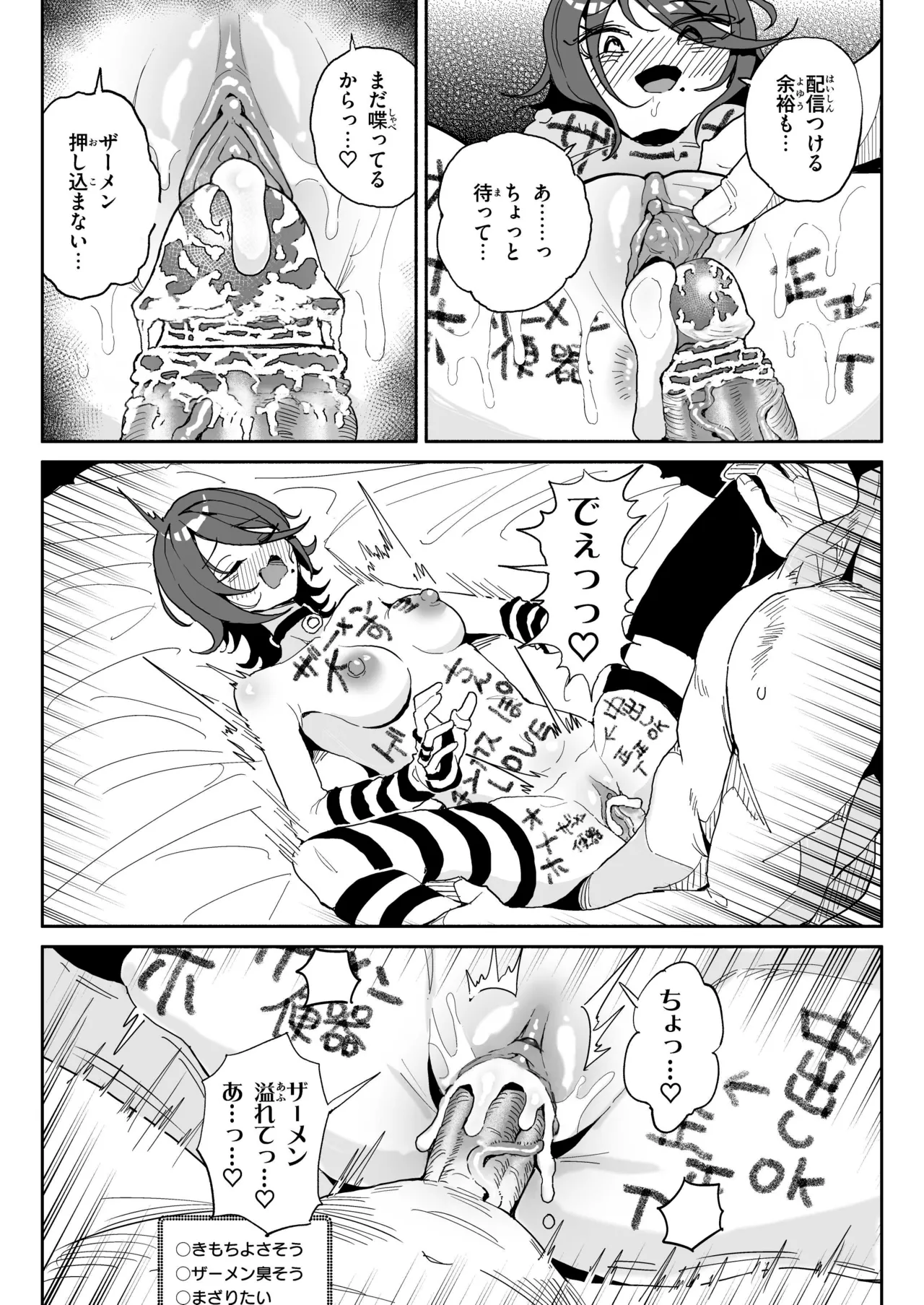 [Chiratsuki Silhouette (Yuuki Fuumi)] Chin Kagi Kei Haishinsha Isshuukan Chinkasu Zamen Seikatsu [Decensored] 28eme image