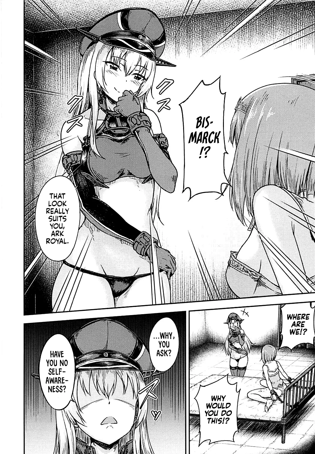 (COMIC1☆13) [Sazareito (Ohnaka Ito)] Bismarck Revenge!! (Kantai Collection -KanColle-) [English] [Ne-Kai Agenda] image number 3