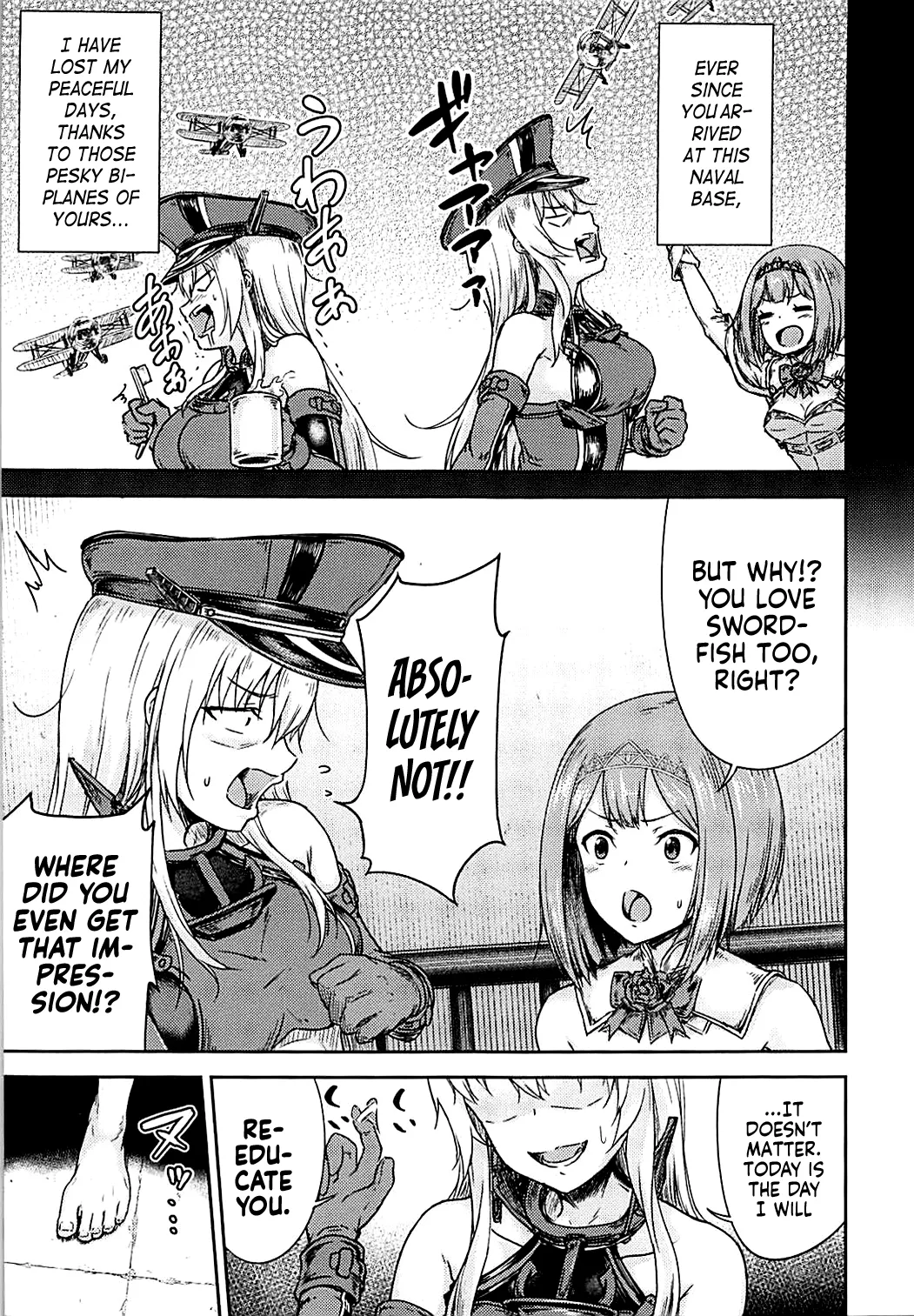 (COMIC1☆13) [Sazareito (Ohnaka Ito)] Bismarck Revenge!! (Kantai Collection -KanColle-) [English] [Ne-Kai Agenda] image number 4