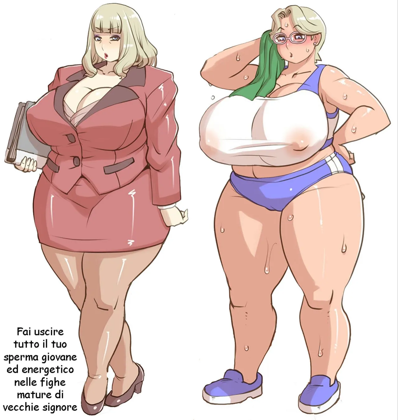 [Penguindou] Oba-san-tachi o Ninshin SaSete | Ingravidare Vecchie Signore [Italian] 이미지 번호 2