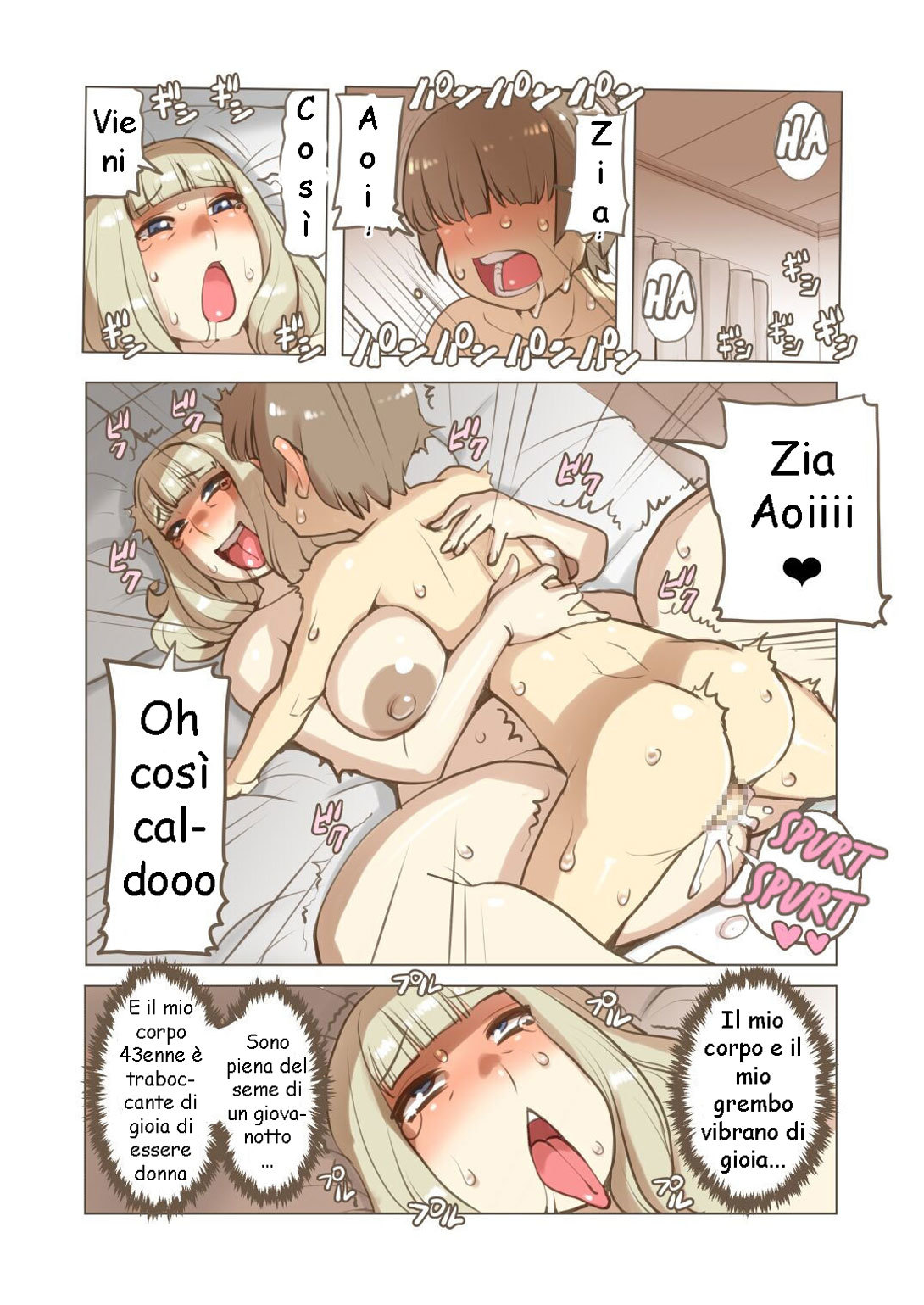 [Penguindou] Oba-san-tachi o Ninshin SaSete | Ingravidare Vecchie Signore [Italian] 이미지 번호 12