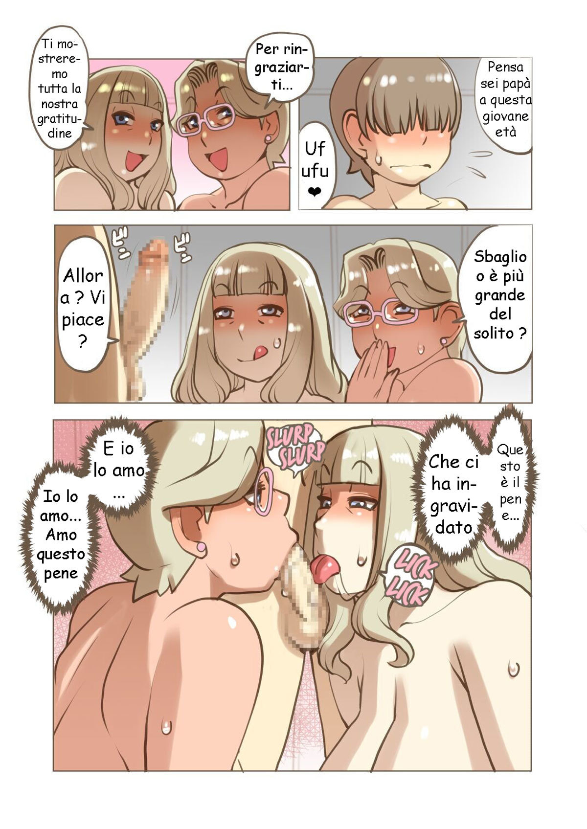 [Penguindou] Oba-san-tachi o Ninshin SaSete | Ingravidare Vecchie Signore [Italian] 이미지 번호 28