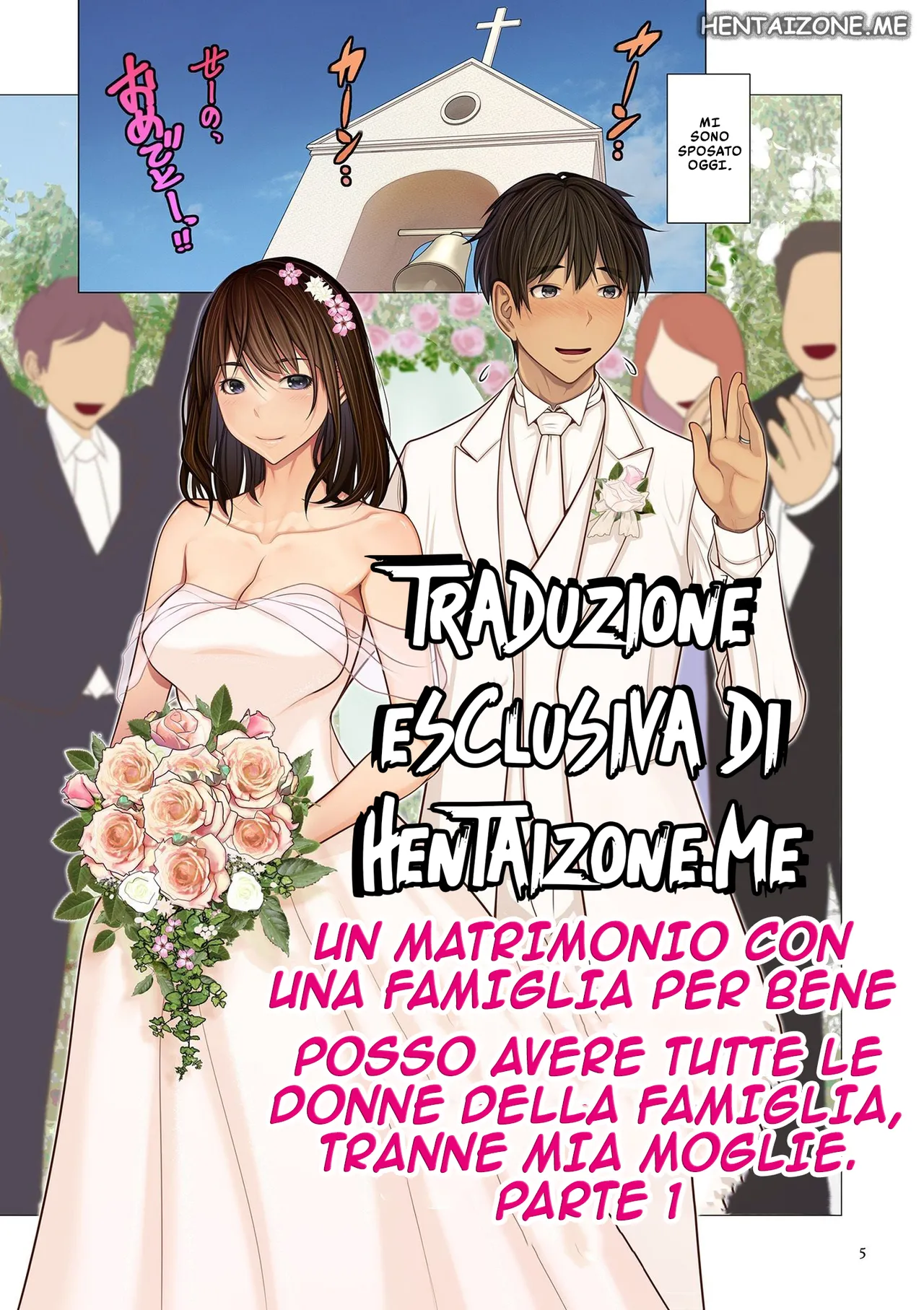[Emori Uki] Fugou Ichizoku no Muko ~ Tsuma Igai Zenin Ore no Onna | Un matrimonio con una famiglia per bene Ch.1-4  [Italian] image number 1