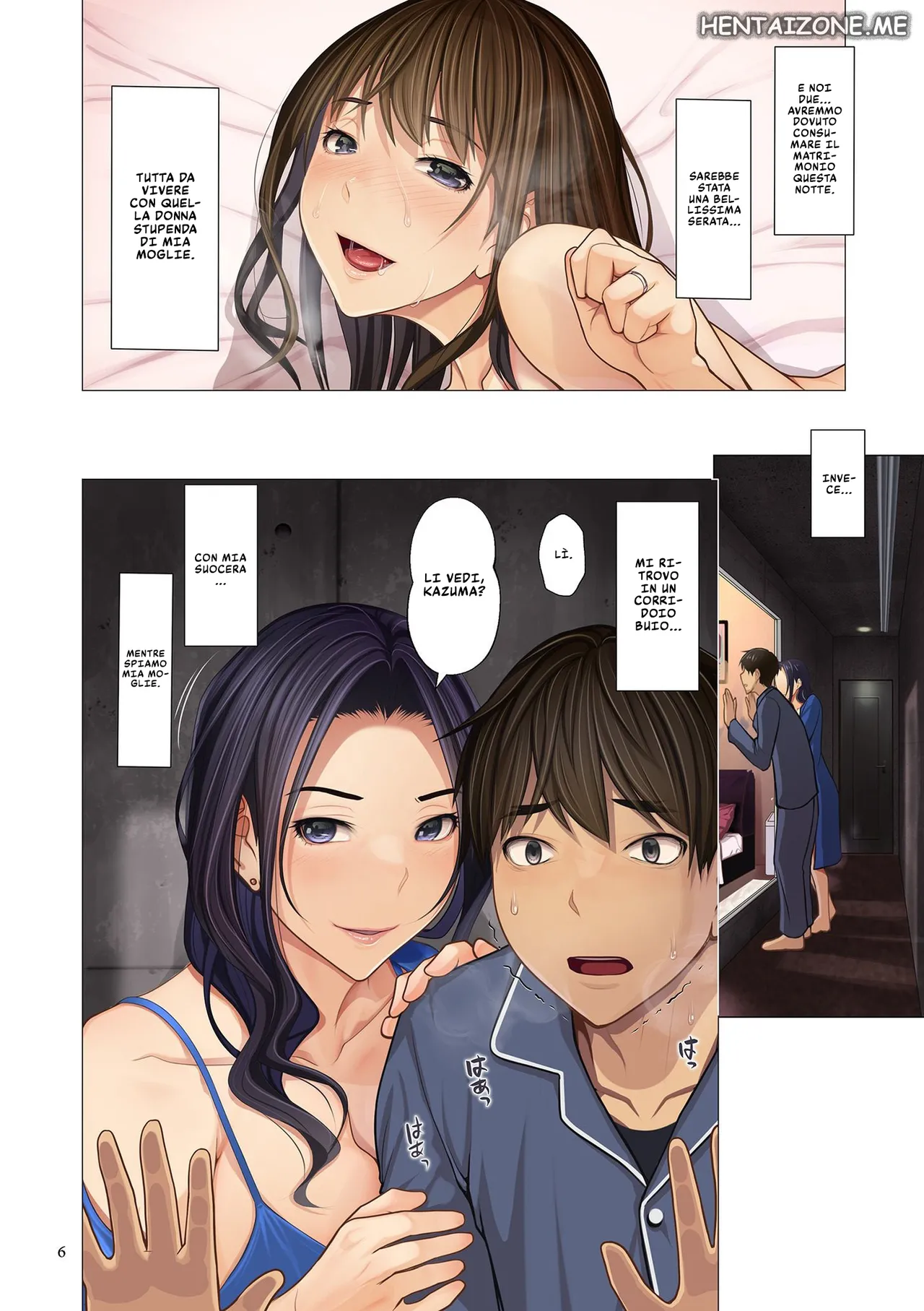 [Emori Uki] Fugou Ichizoku no Muko ~ Tsuma Igai Zenin Ore no Onna | Un matrimonio con una famiglia per bene Ch.1-4  [Italian] image number 2