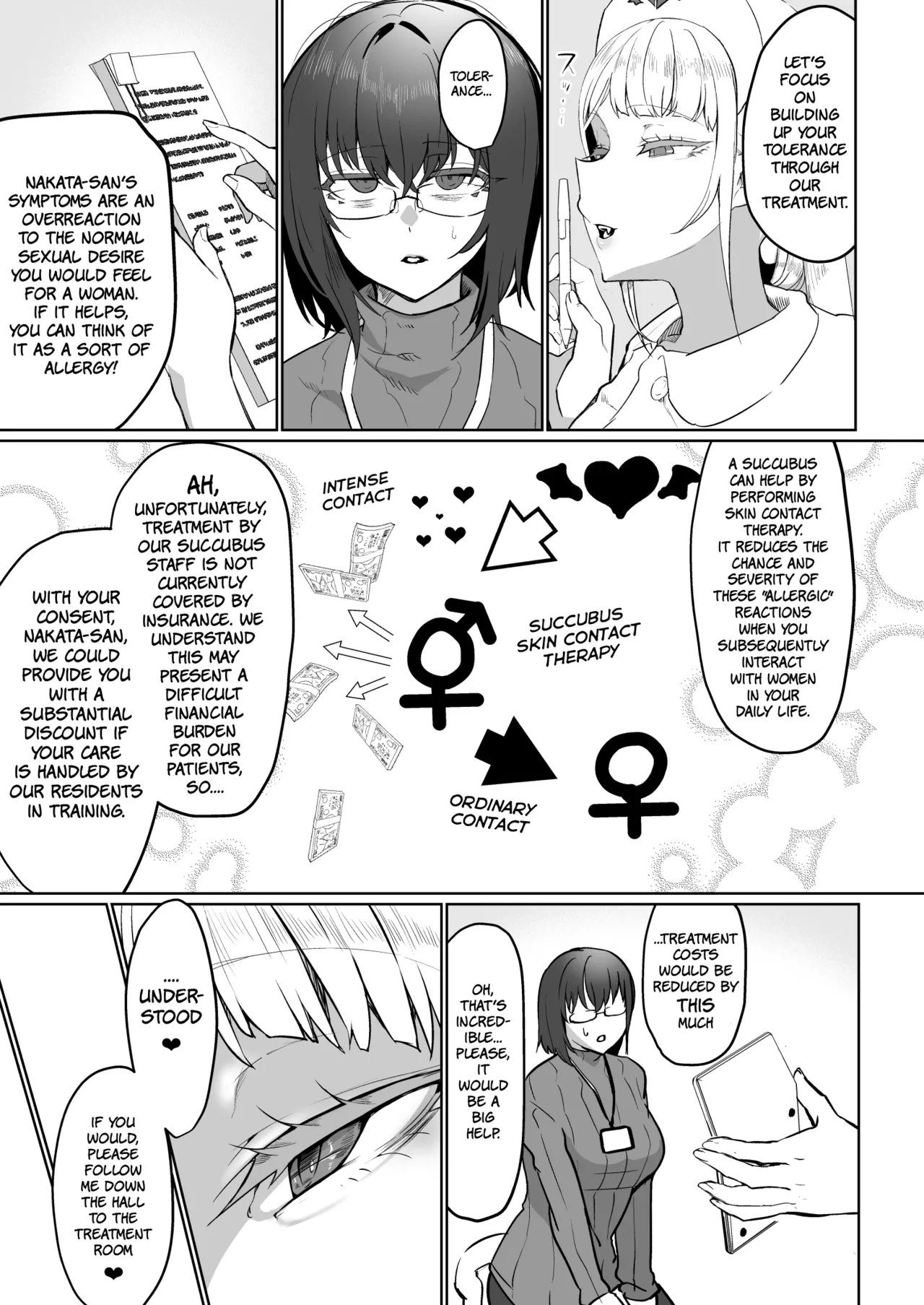 [Aburanabeshiki (puru)] Futanari Chiryou Succubus Clinic [Digital] [English] [Decensored] numero di immagine  5