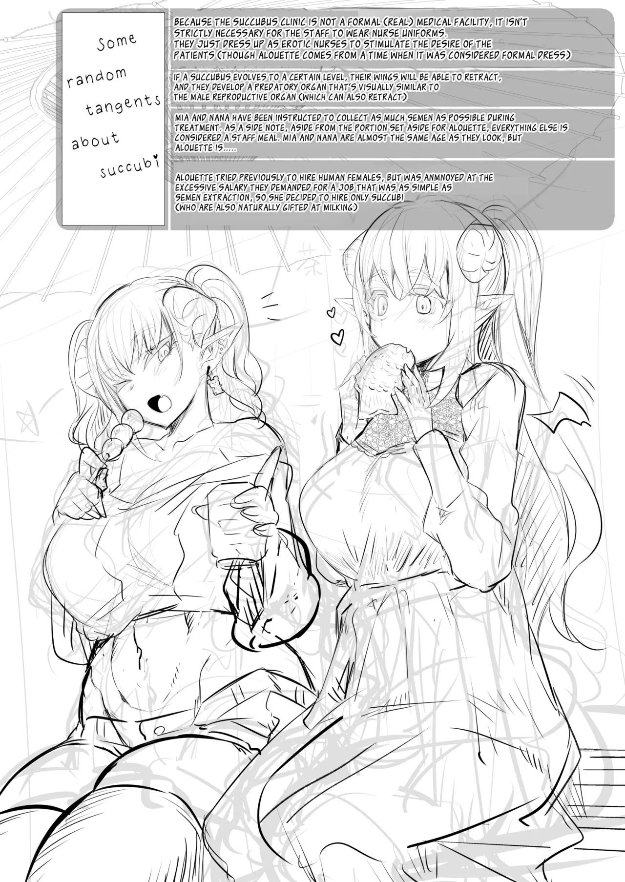 [Aburanabeshiki (puru)] Futanari Chiryou Succubus Clinic [Digital] [English] [Decensored] numero di immagine  44