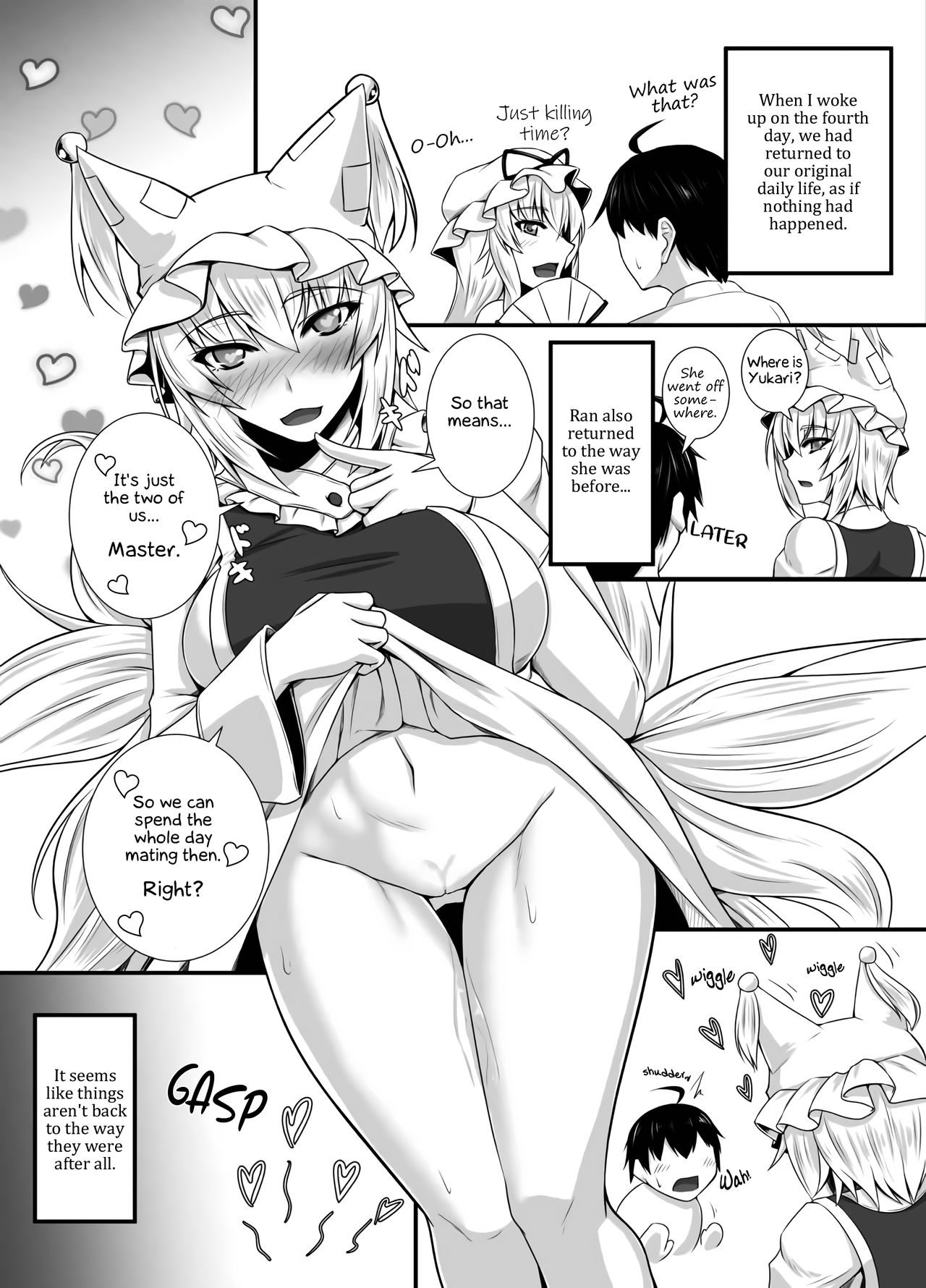 [Kuroshiro Desire (Akitsuki Karasu)] Hatsujouki no Ran-sama to Sugosu Mikkakan | Spending 3 Days Alone With Ran, During Mating Season (Touhou Project) [English] [EHCOVE] [Decensored] [Digital] 24eme image