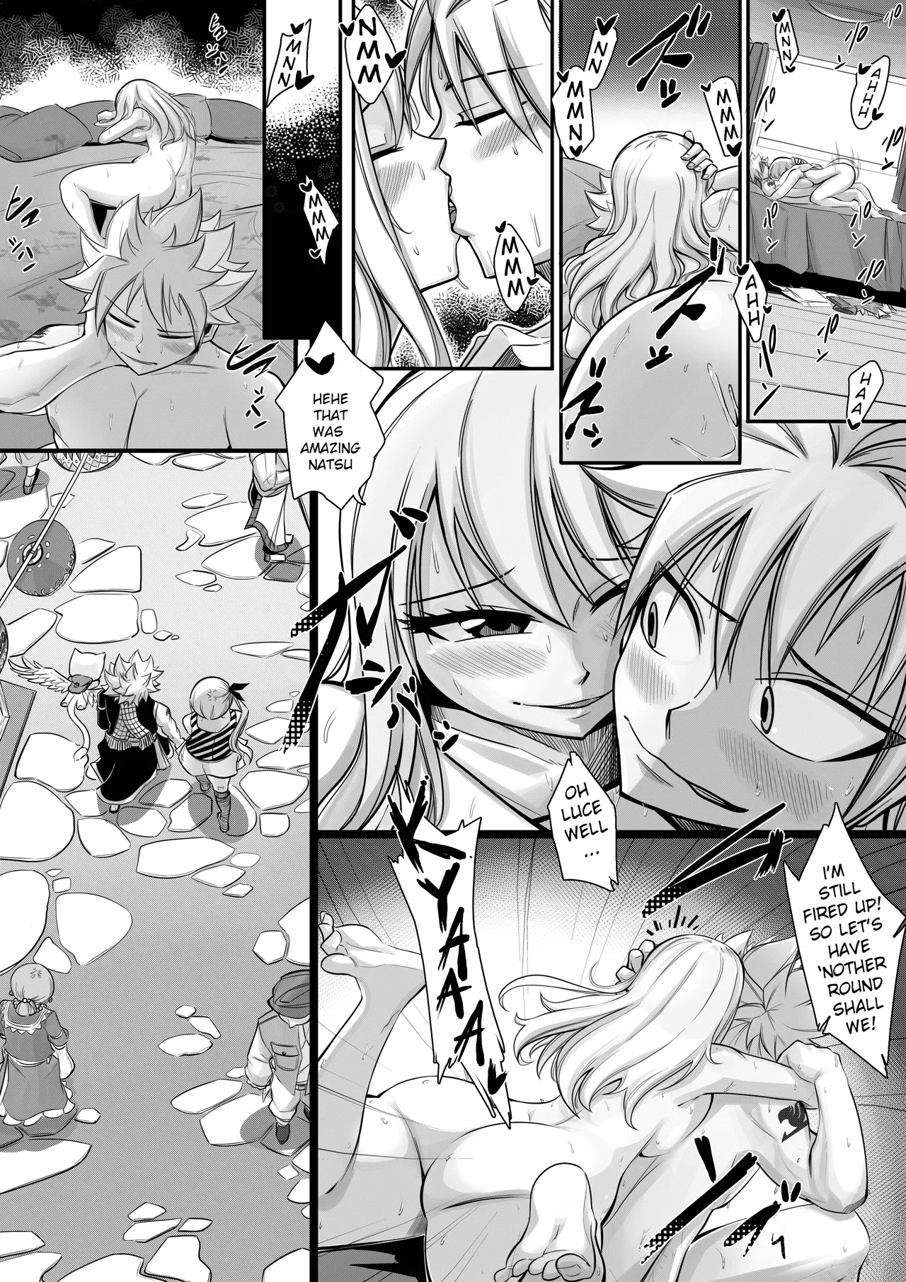 [Joshdinobarney] Fairy Heat 2 Doujin (Fairy Tail) [English] [Uncensored] image number 10