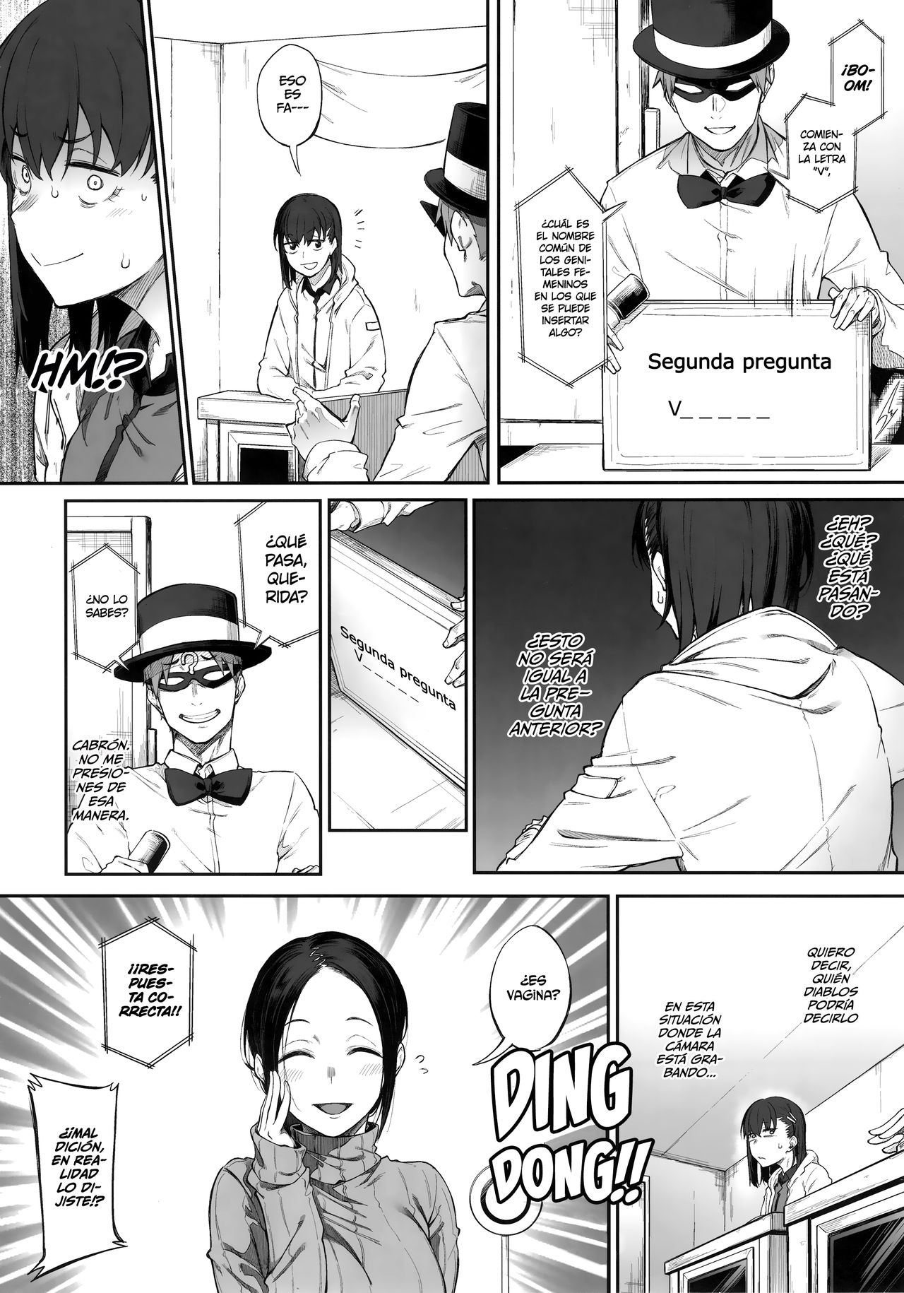 (C97) [Pikorin! (Spiritus Tarou)] Ero to Tsukkomi ~Ero Quiz Hen~ [Spanish] [EromegameTT y HentaIsLife Scans] 画像番号 9