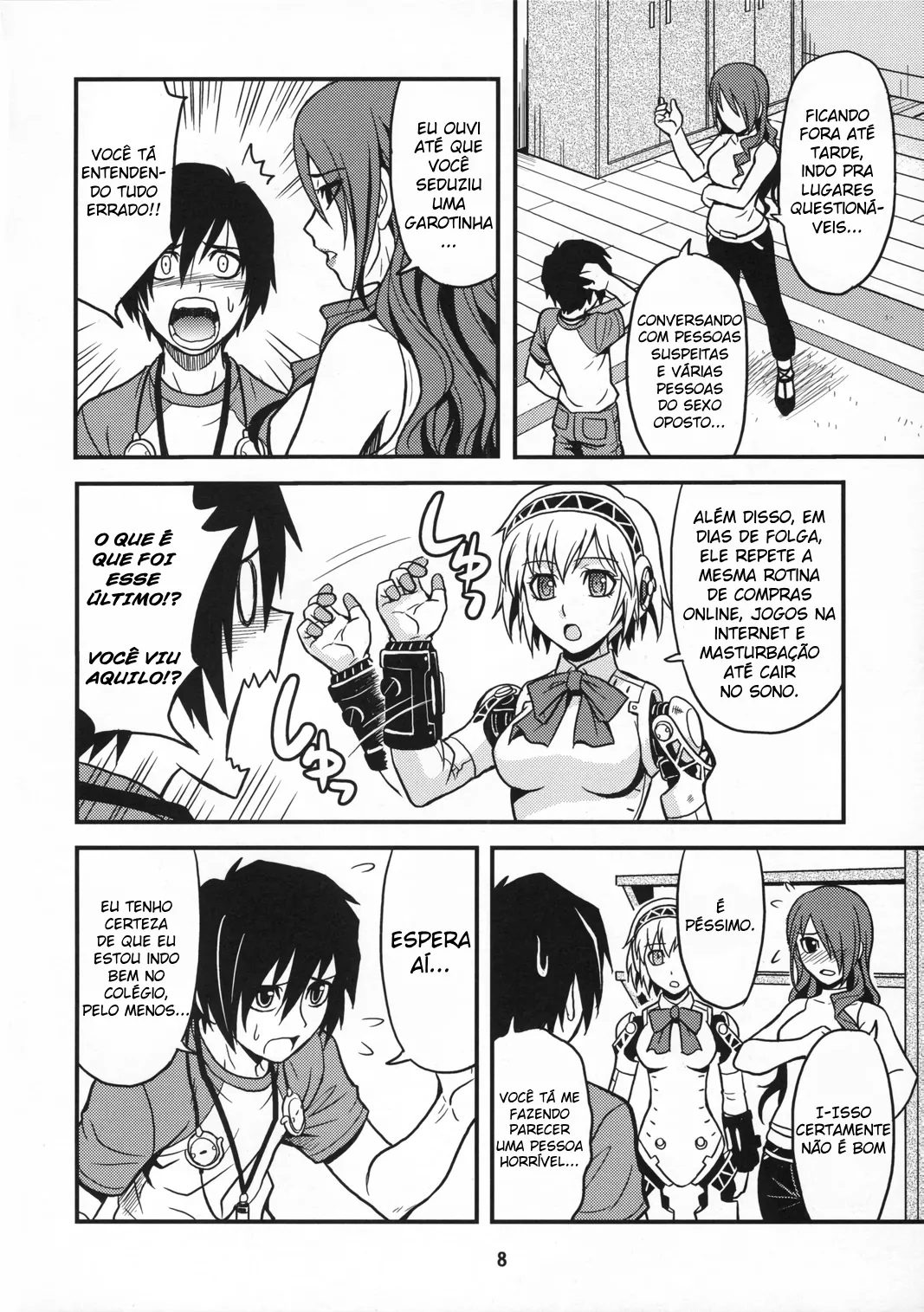 (C71) [Junpuumanpandou (Hida Tatsuo)] Noble Maiden (Persona 3) [PT-BR] [Dartaiko] imagen número 7