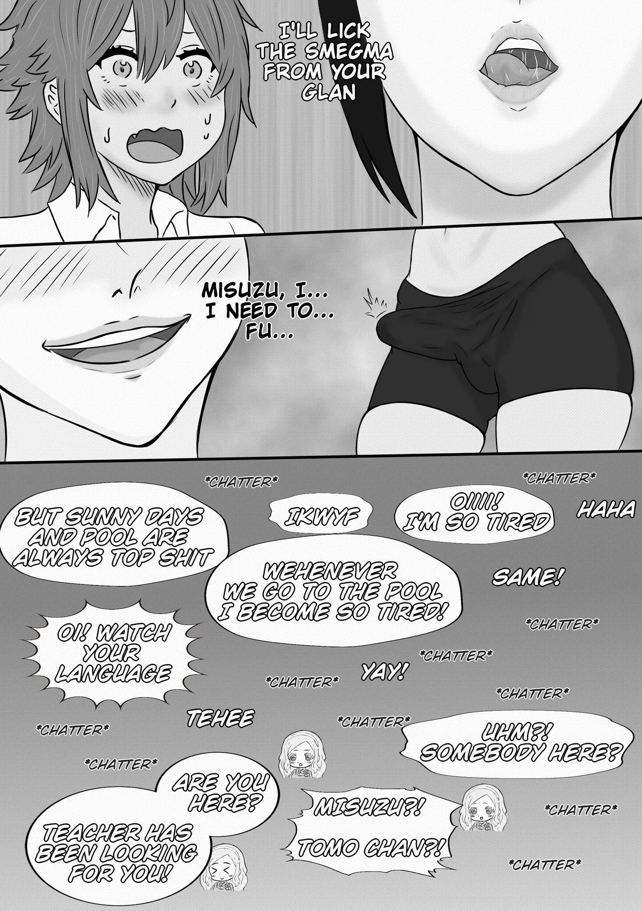 Tomo-chan is... gonna pop my cherry. First Part [UNCENSORED] [NyanshiKoki] 图片编号 20