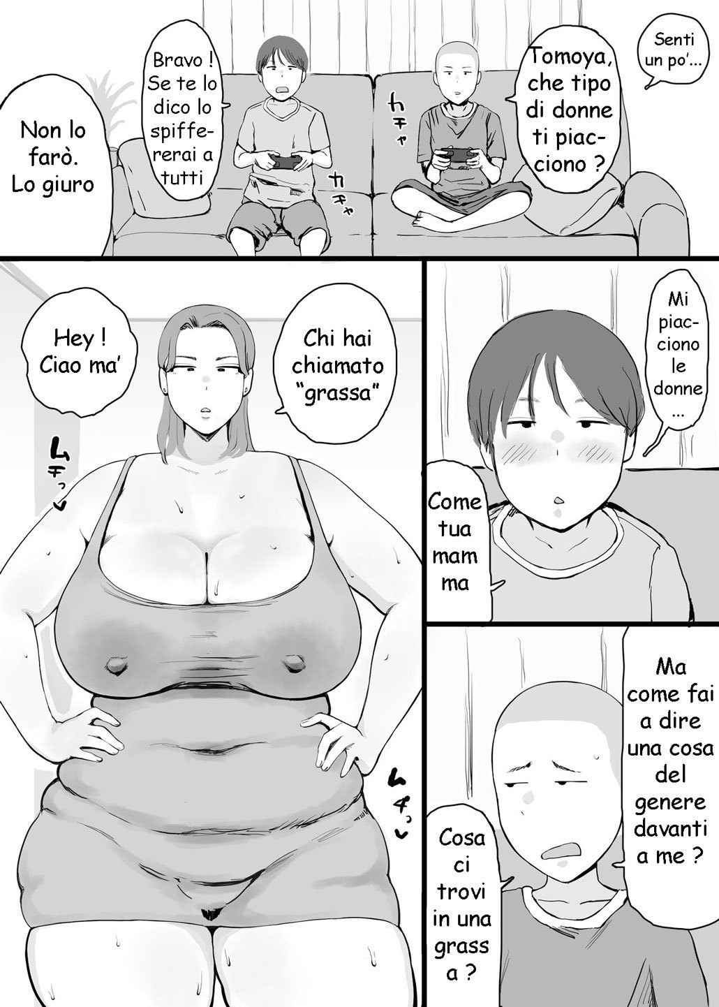 [gumi_chocolate_pine] Tomodachi no Okaa-san ni "Oppai o Mitai" to Onegai Shitara... | Ho Chiesto alla Mamma di un Mio Amico [Italian] 이미지 번호 2