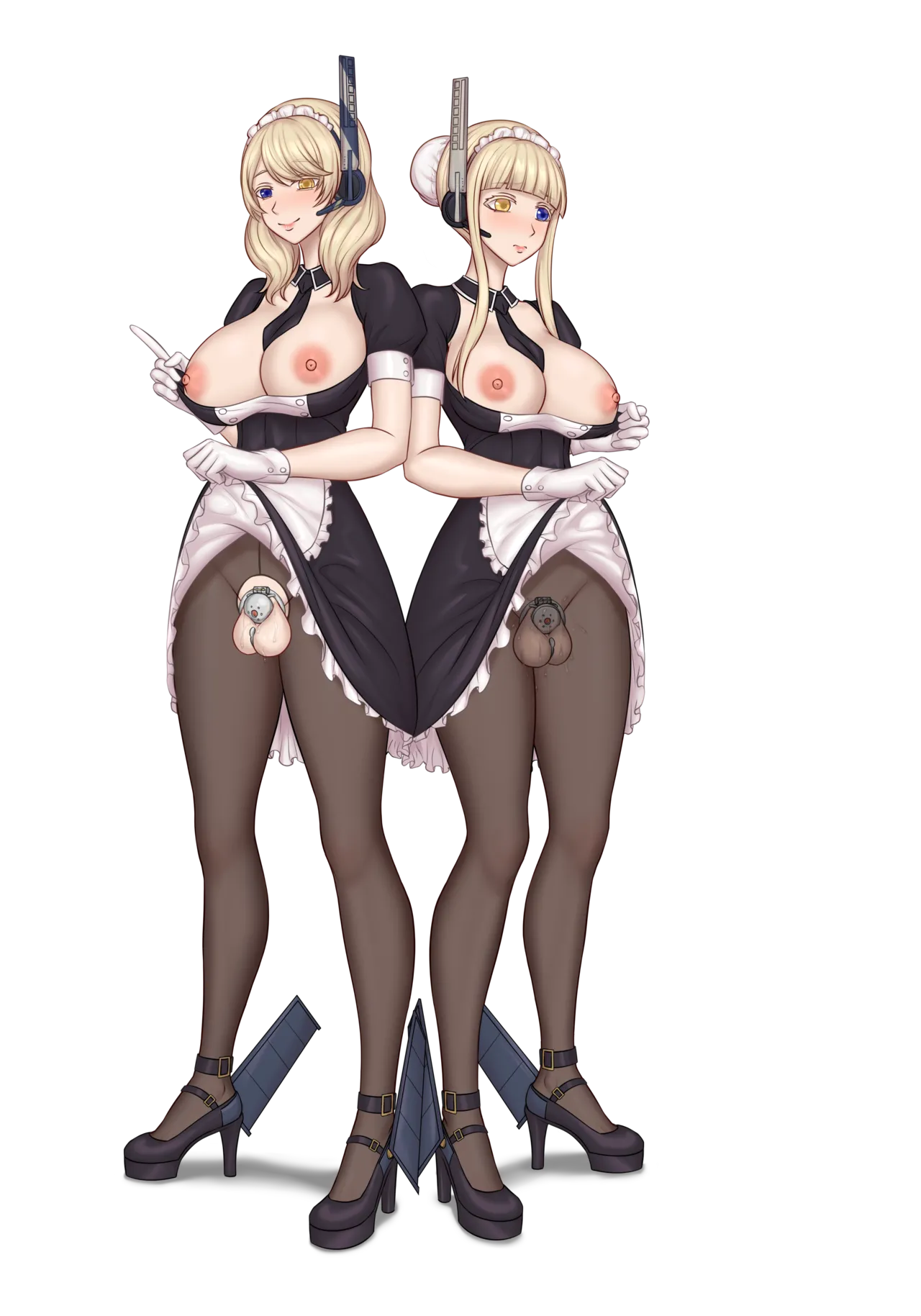 [一瓶烧着的鸡尾酒]女仆二人的剧照 이미지 번호 9