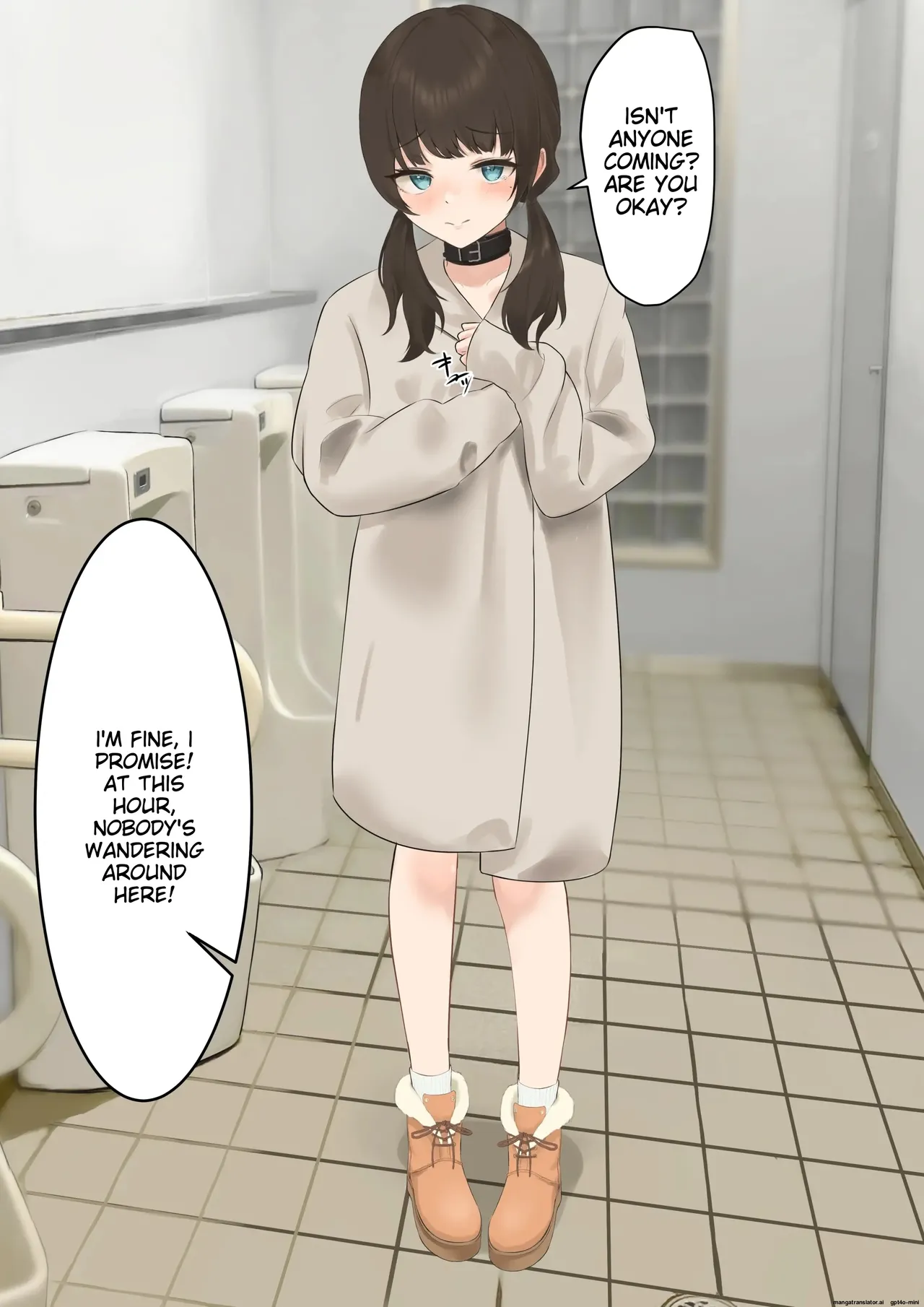 Submissive Girlfriend - Public Toilet Cuckolding - Bildnummer 4