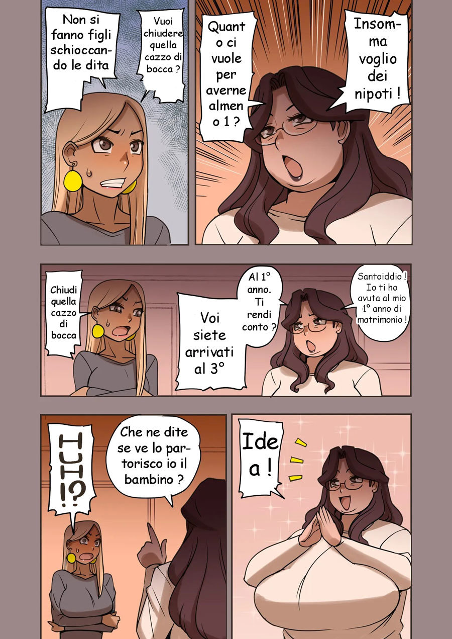 [Penguindou] Houman Bakunyuu Okaa-san Ninshin Shite Moraimasu!! | La Suocera Voluttuosa ha le Tette Enormi [Italian] 图片编号 21