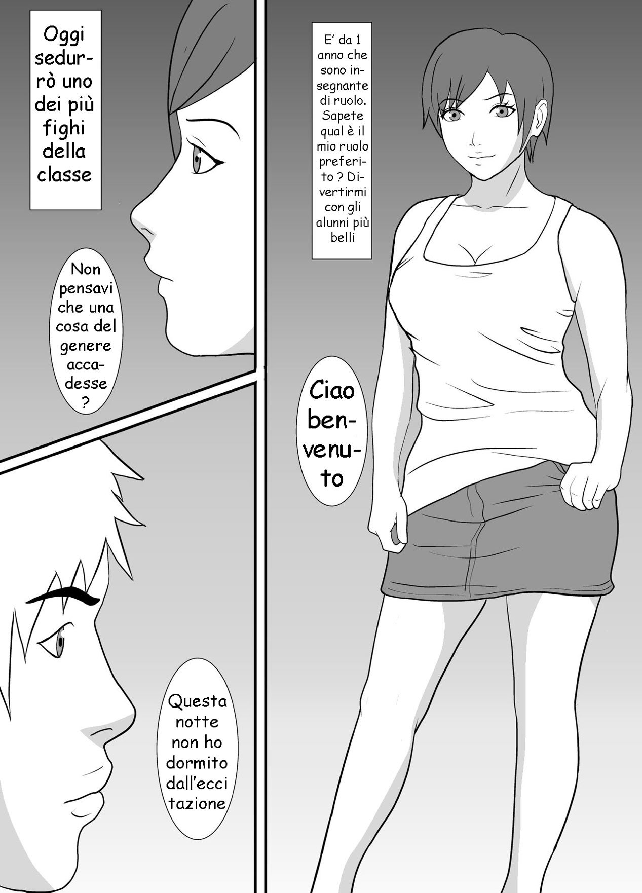 [Amapoteya] Watashi, Oshiego ni Nakadashi Saremashita | Ti Insegno come Venire Dentro [Italian] numero di immagine  2