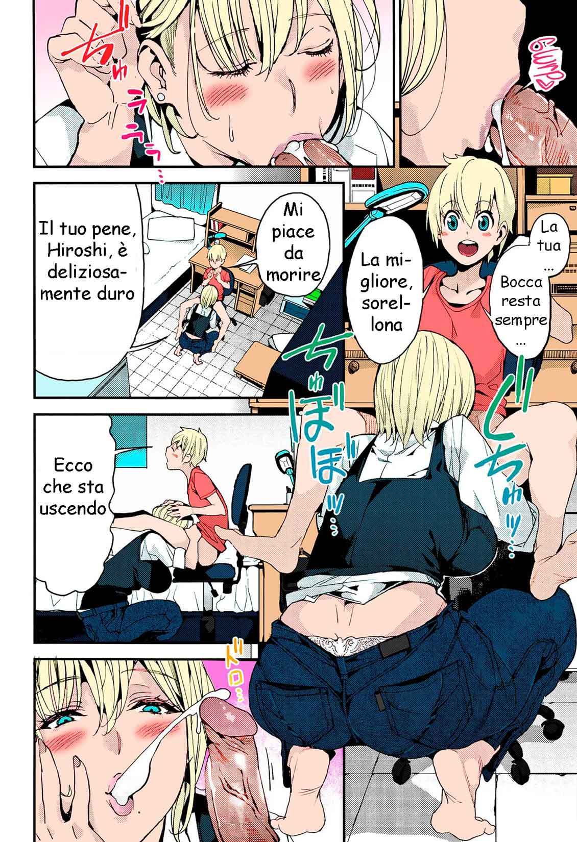 [Azukiko] Otouto to no Happy Life! | Una Vita Felice con il Mio Fratellino (Kyou kara Kimi no Dorei) [Italian] [Colorized] [Decensored] numero di immagine  2