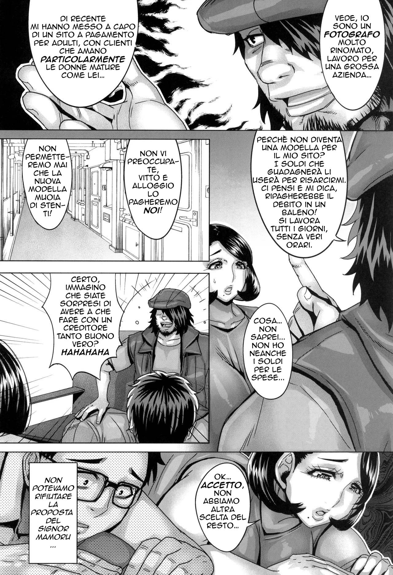 (C105) [Keigai Tengen (Momofuki Rio)] Kaa-san ga Muriyari Adult Channel ni Debut Sareta | Il debutto online di mia madre! [Italian] image number 4