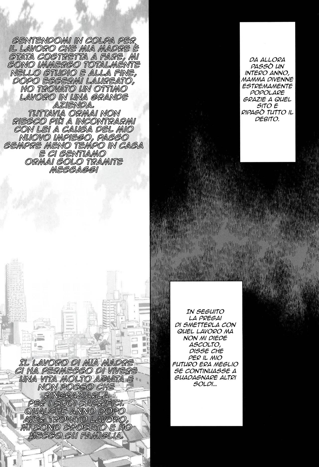 (C105) [Keigai Tengen (Momofuki Rio)] Kaa-san ga Muriyari Adult Channel ni Debut Sareta | Il debutto online di mia madre! [Italian] image number 21