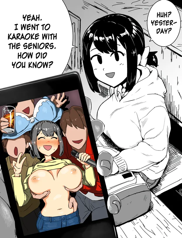 [Yamabatake] Boku ga Sasotte Onaji Daigaku ni Kita Osananajimi to, Kinou Senpai kara Okuraretekita Shashin [English] [CarlJPTL] 图片编号 1