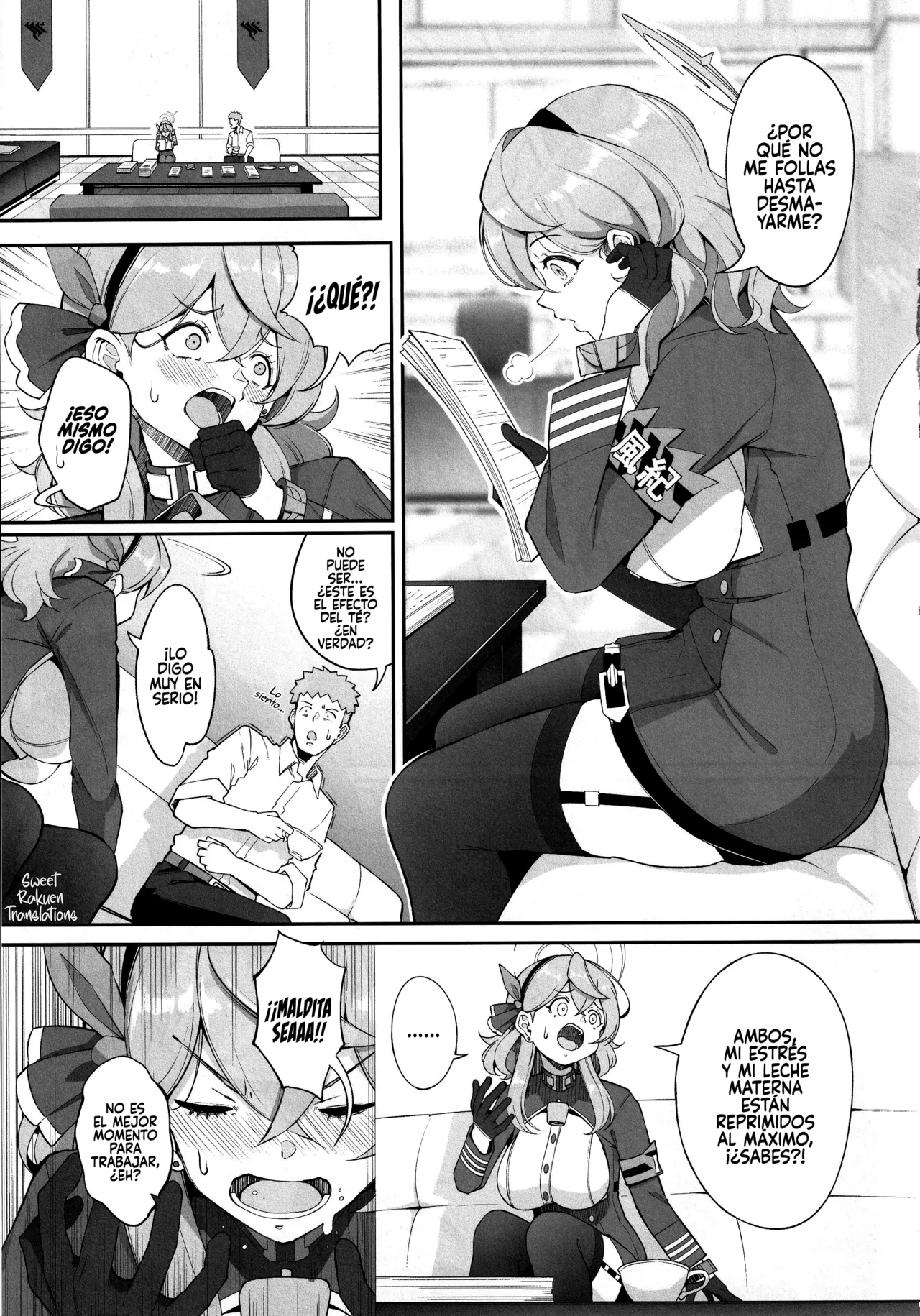 (C105) [Gessyu (Chouzetsu Bishoujo mine)] Gehenna no Meushi 2 (Blue Archive) [Spanish] [Rakuen Translations] Bildnummer 4