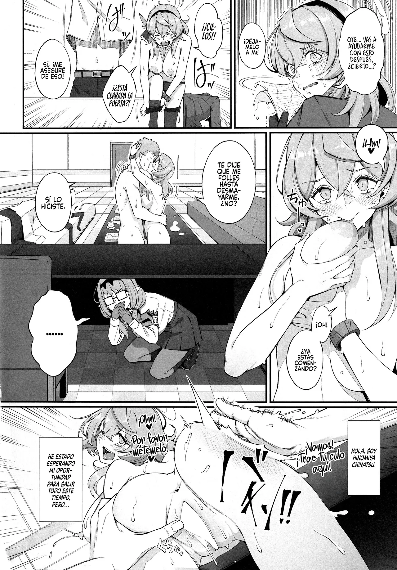 (C105) [Gessyu (Chouzetsu Bishoujo mine)] Gehenna no Meushi 2 (Blue Archive) [Spanish] [Rakuen Translations] Bildnummer 13