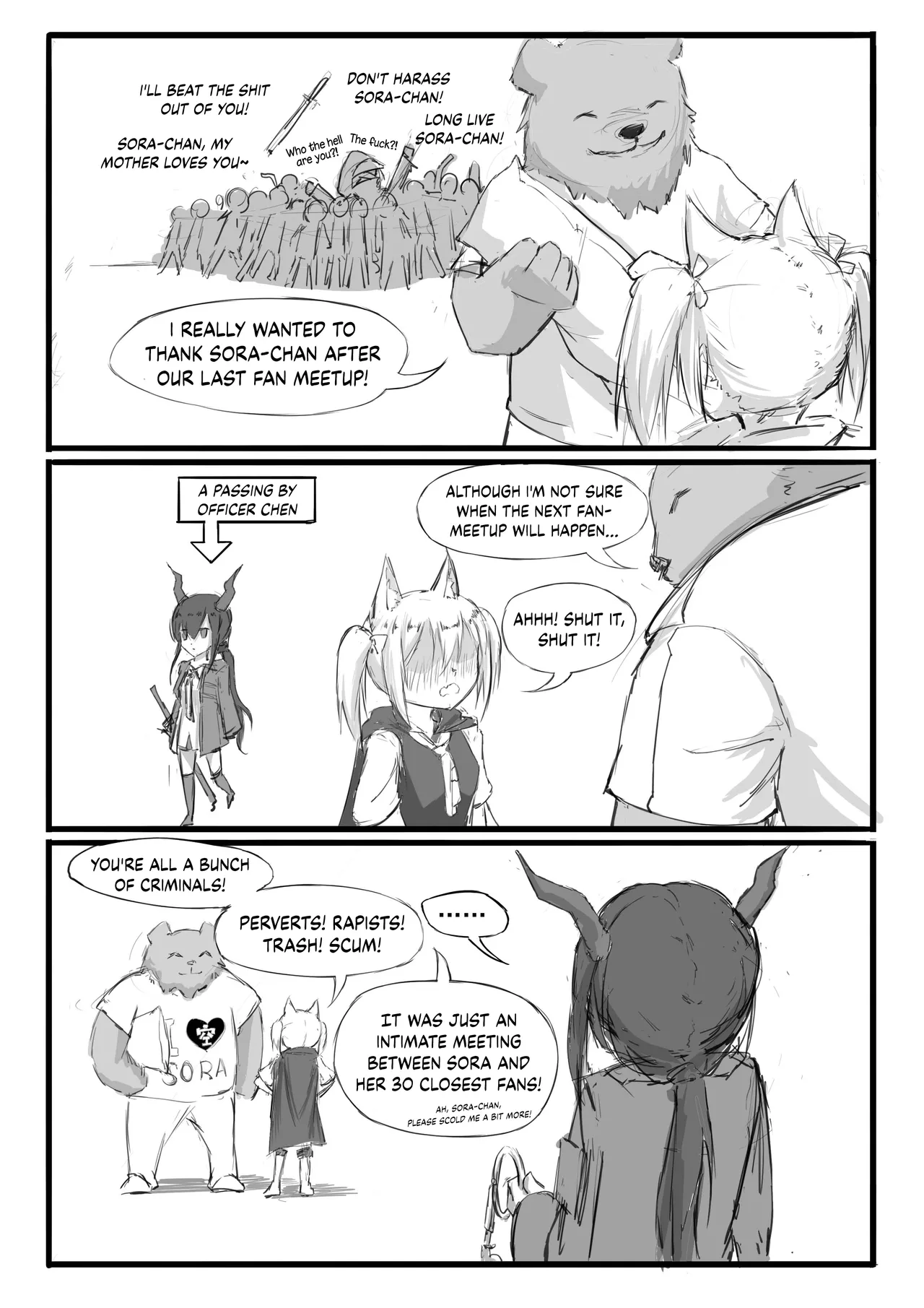 [saluky] Sora's Fan Meeting (Arknights) [English] [DKKMD Translations] 图片编号 16