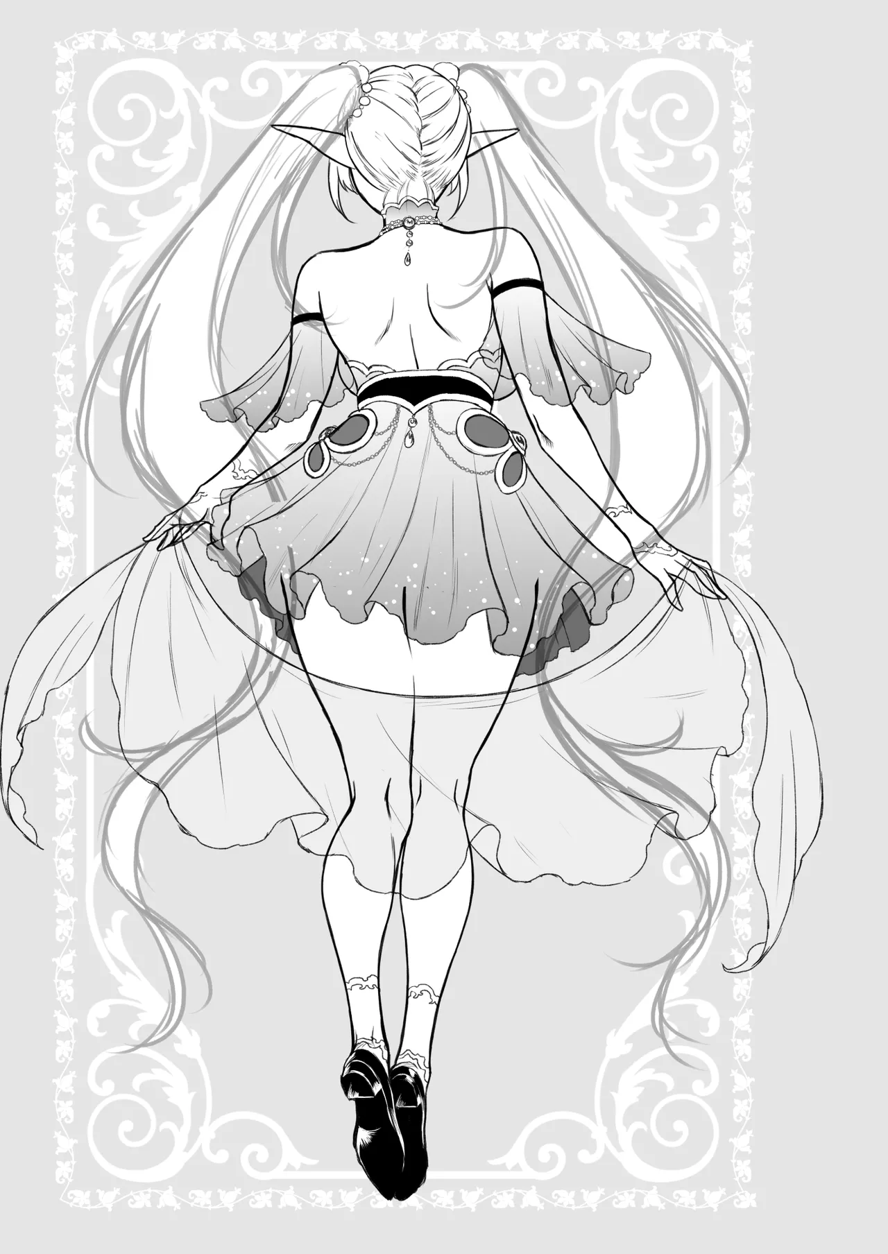 [H.B.A (Usagi Nagomu)] Yuukyuu no Shou Elf 6 <Mugen> Kako Hen I [Digital] image number 33