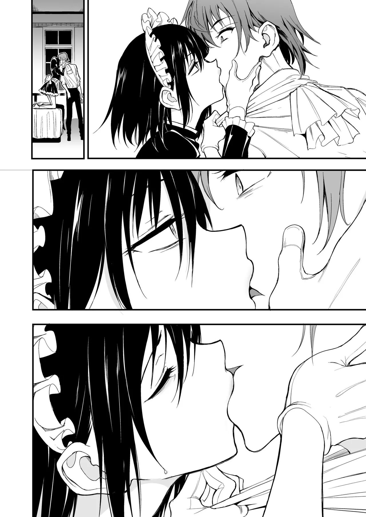 [Kyockchokyock (Kyockcho)] Maid Kyouiku. 7 -Botsuraku Kizoku Rurikawa Tsubaki- | Maid Education 7 -Fallen Aristocrat Rurikawa Tsubaki- [English] [Benri] [Digital] 이미지 번호 26