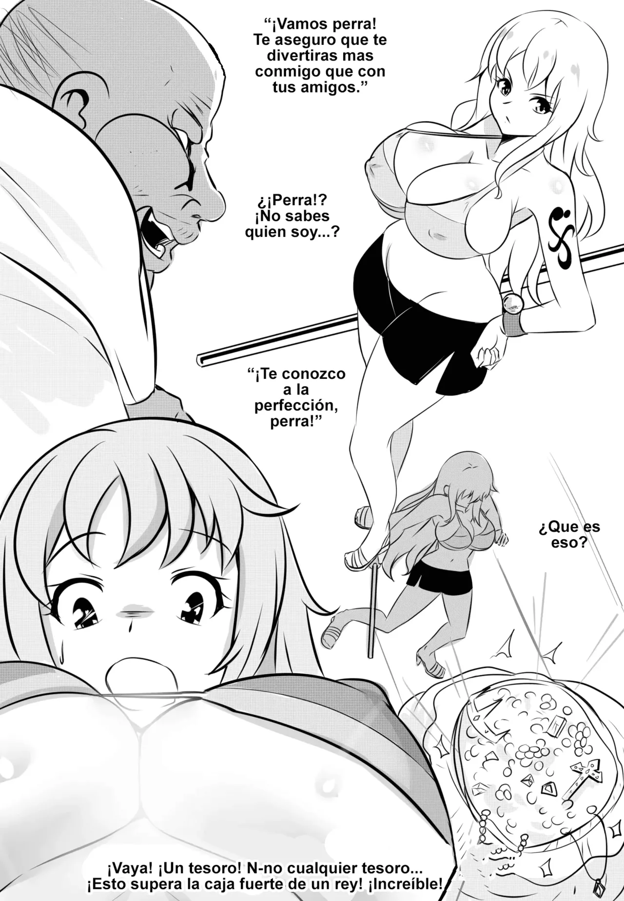 [Merkonig] Wenching 3 (One Piece) [Spanish] [Breast garden] [Decensored] изображение № 4