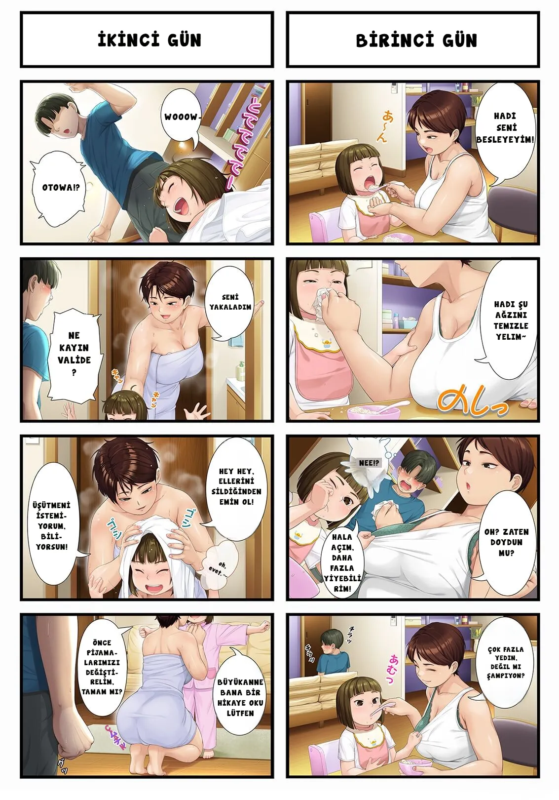 [Heiantei (Frame, Jagaimo)] Youka-go Tsuma no Haha o Daku | kayınvalidem ile sekiz gün [Turkish] [RAVARAL] [Digital] 图片编号 3