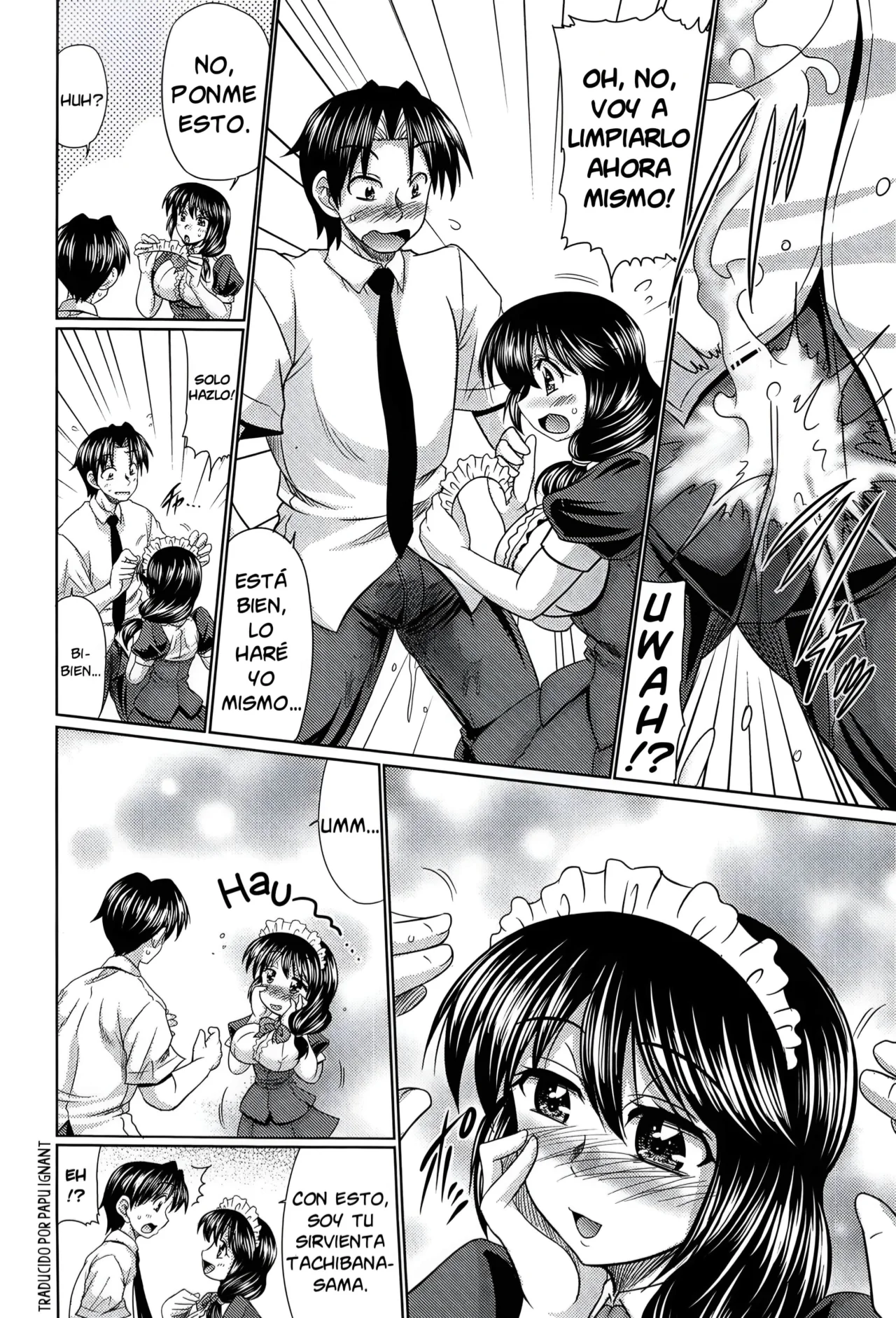 [Warashibe] Class YoMaid - She is My ClassMaid Cap. 1-7 [Spanish] [El Papu Ignant] [Digital] numero di immagine  47