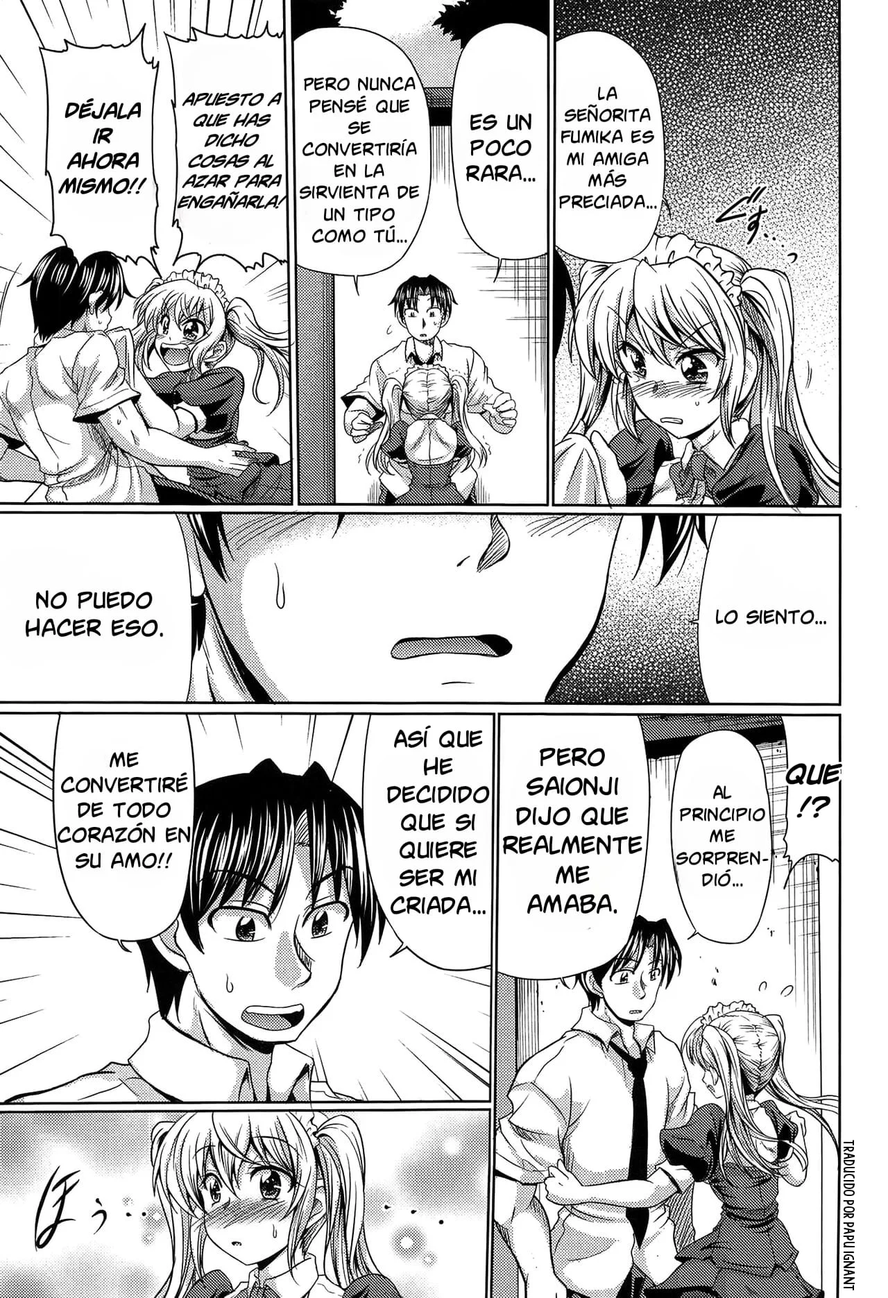 [Warashibe] Class YoMaid - She is My ClassMaid Cap. 1-7 [Spanish] [El Papu Ignant] [Digital] numero di immagine  68