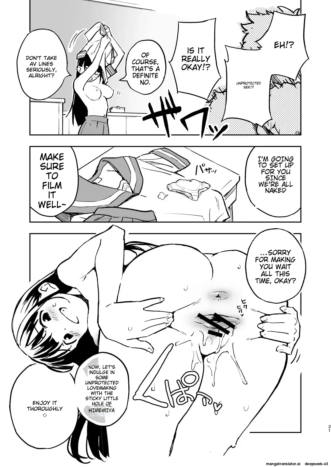 [Mirakoku (Yasumi Mirakichi)] 1-kagetsu Ninshin Shinakereba Otoko ni Modoreru Hanashi (3) [EditedMTL] imagen número 21