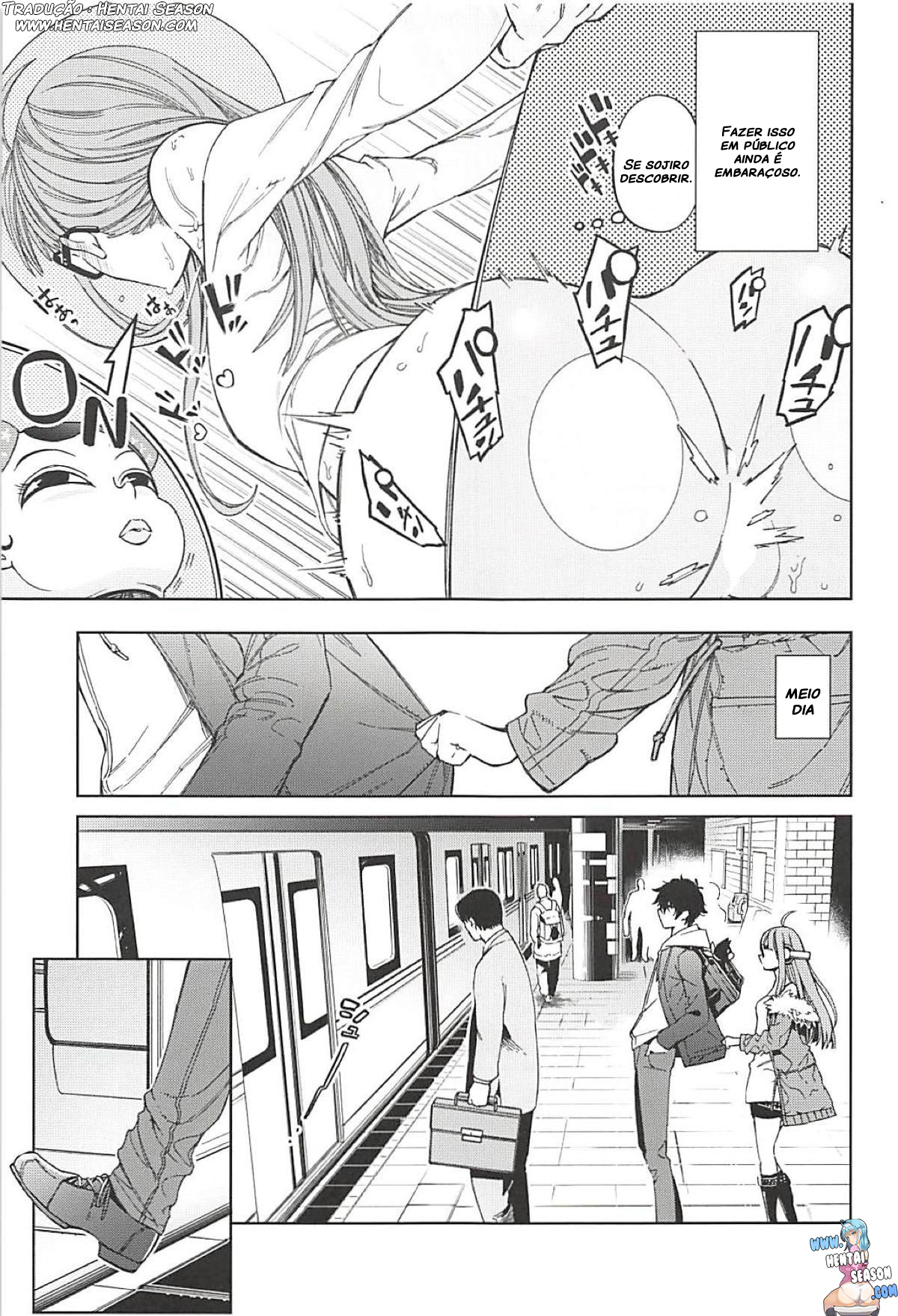 (C94) [Kindergarten (Hobo3)] Futaba to Kareshi no Ecchi na Ichinichi (Persona 5) [Portuguese-BR] [Hentai Season] изображение № 4