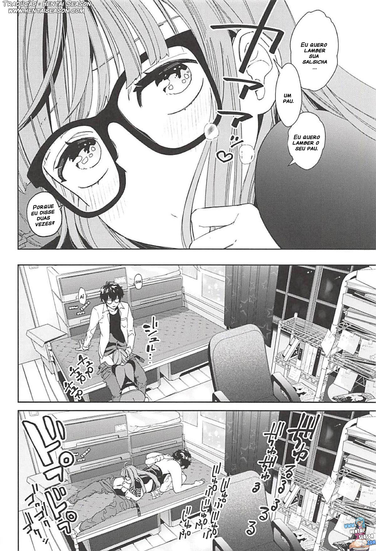 (C94) [Kindergarten (Hobo3)] Futaba to Kareshi no Ecchi na Ichinichi (Persona 5) [Portuguese-BR] [Hentai Season] изображение № 9