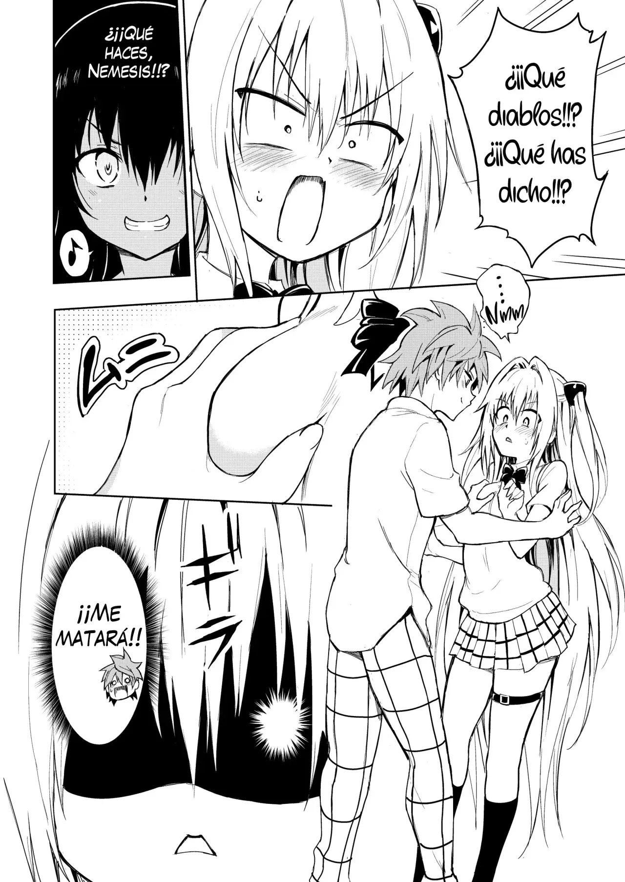 [Kyockchokyock (Kyockcho)] Ecchii no wa Kirai desu ka？| ¿No te Gustan las Cosas Pervertidas？ (To LOVE-Ru Darkness) [Español] [Traducciones necesarias] 图片编号 6