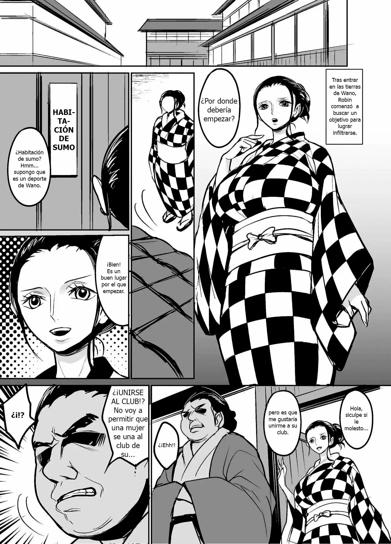 [Hamiltan] Wano Kuni ni Sumou-tori to Shite Sennyu Shite Shimatta Koukogaku-sha | La Arqueóloga que se Infiltró en el País de Wano como Luchadora de Sumo (One Piece) [Spanish] [El Palacio de la Lujuria] 2eme image