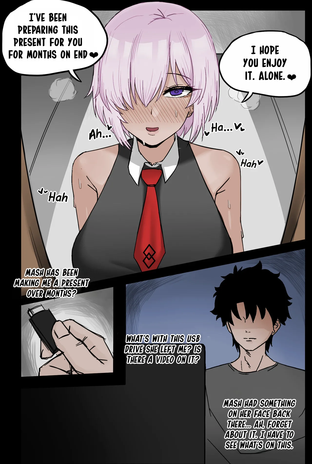 [ChiHel] Letting Master Know We've Been Made Into Another Man's Sows [Colored] [Fate/Grand Order] [English] (wurthy1337) изображение № 2