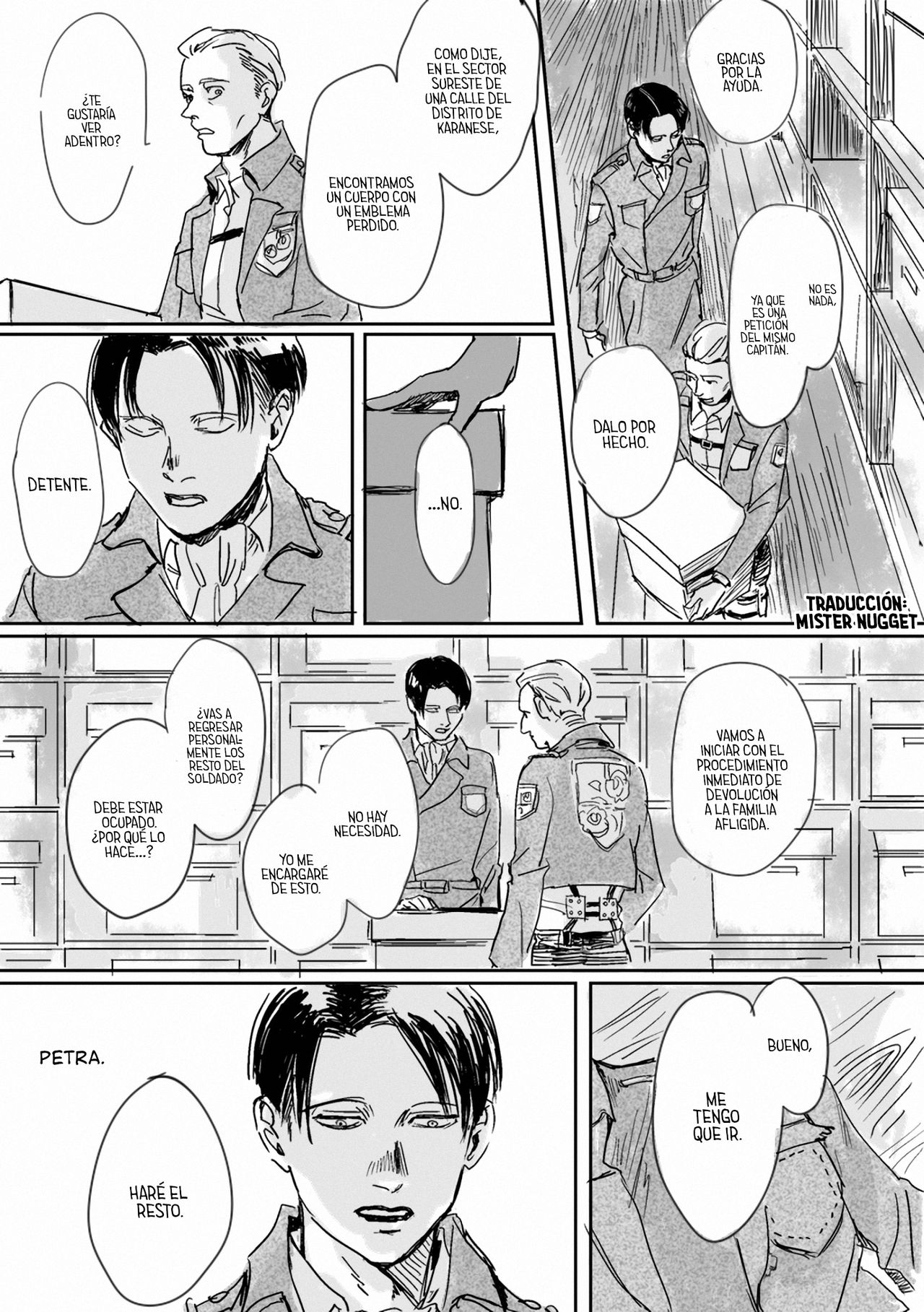 [(sawararawa)] Estrella Diurna Inivisble Doujinshi - (Shingeki no Kyojin) [Spanish] [Mr. Nugget] изображение № 3