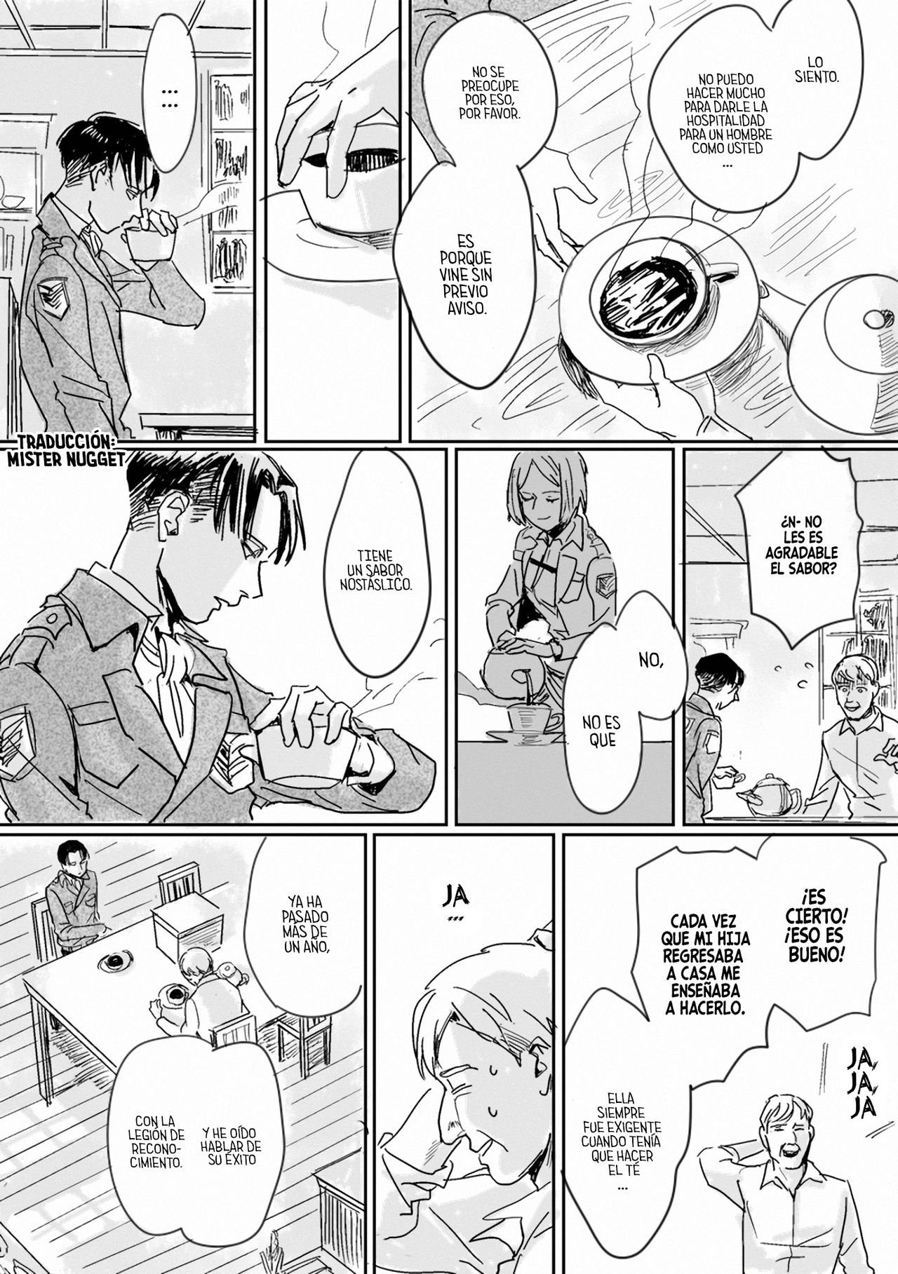 [(sawararawa)] Estrella Diurna Inivisble Doujinshi - (Shingeki no Kyojin) [Spanish] [Mr. Nugget] изображение № 6