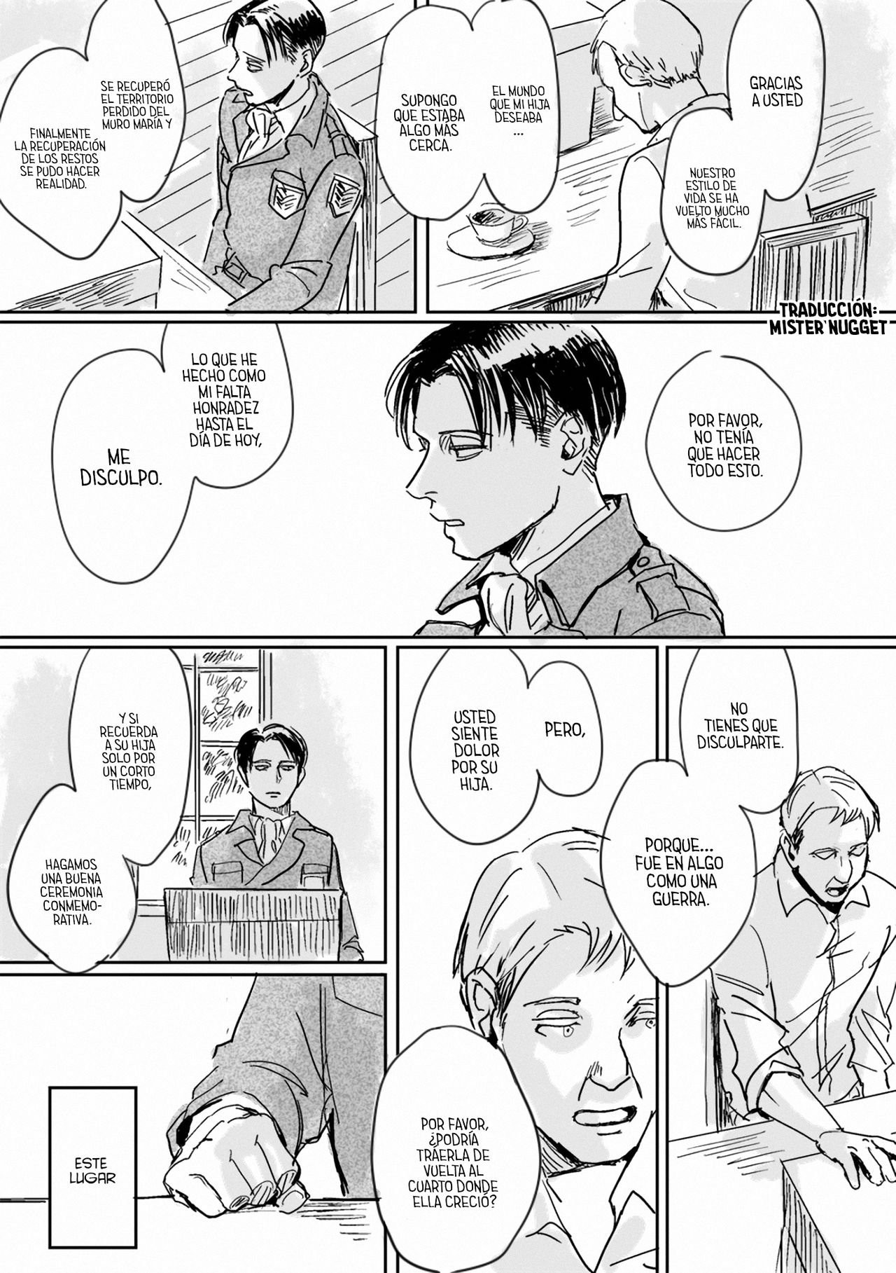 [(sawararawa)] Estrella Diurna Inivisble Doujinshi - (Shingeki no Kyojin) [Spanish] [Mr. Nugget] изображение № 7